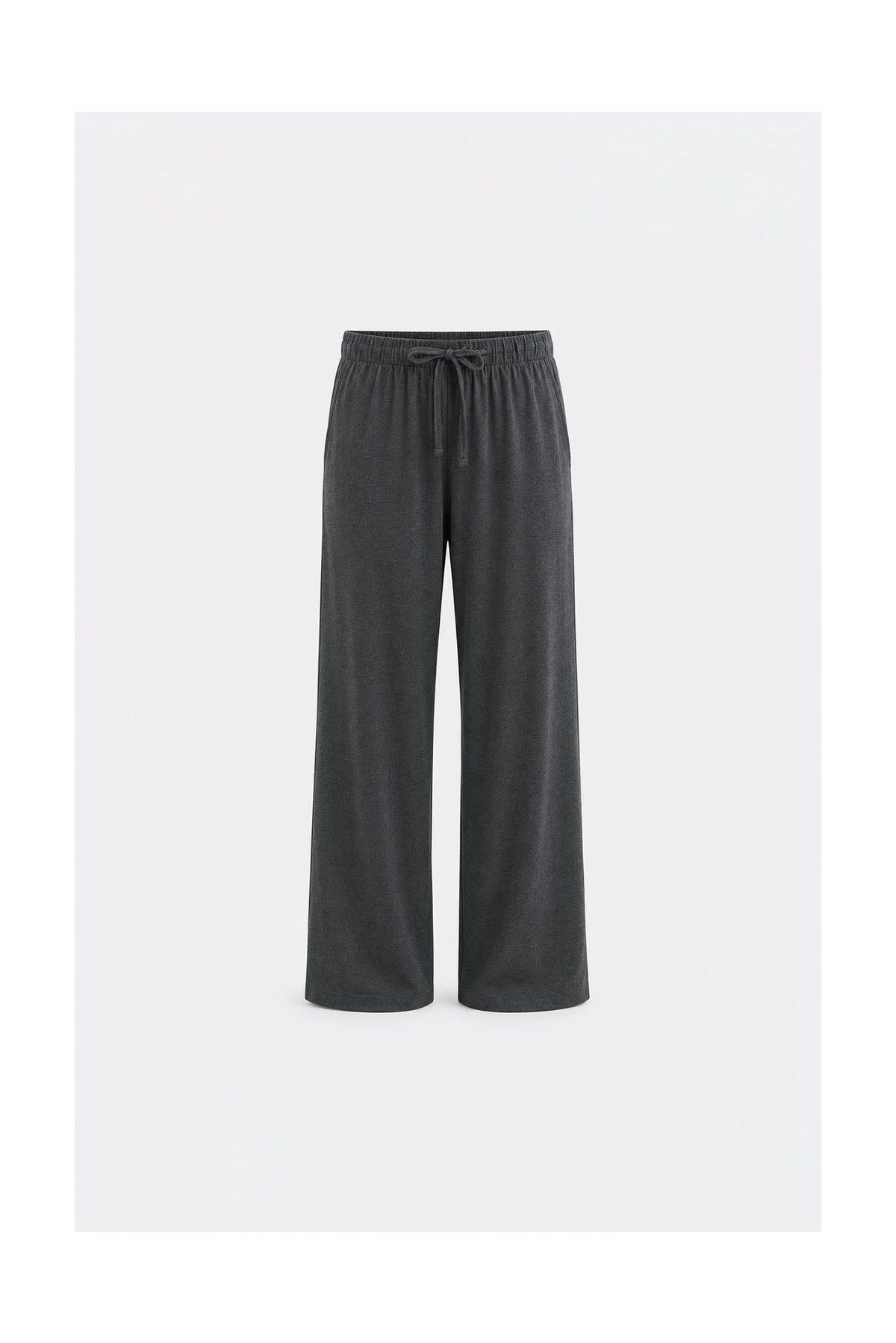 Suud Collection Siyah Jilly Lastikli Klasik Pantolon görsel 4