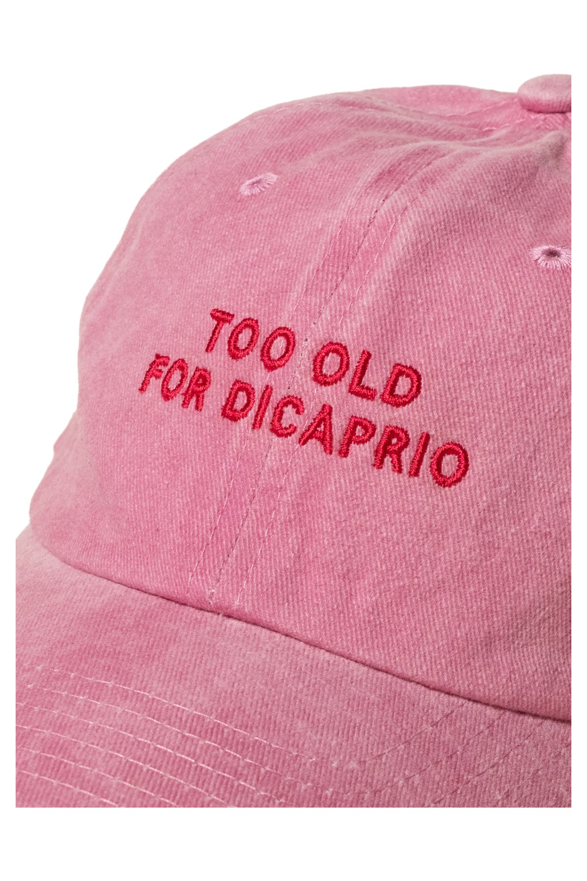 Nome Studio Nakışlı Şapka Mor Too Old For Dicaprio Yıkamalı Kumaşlı ve Yazı Nakışlı Şapka Pamuklu Siperlikli Ayarlı Şapka Günlük Tarz görsel 8