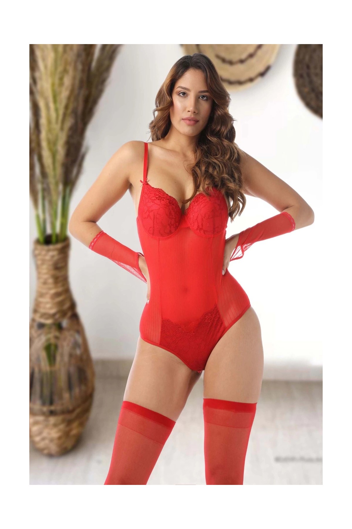 Beruflic Kırmızı Jartiyer Takım - 831 görsel 3