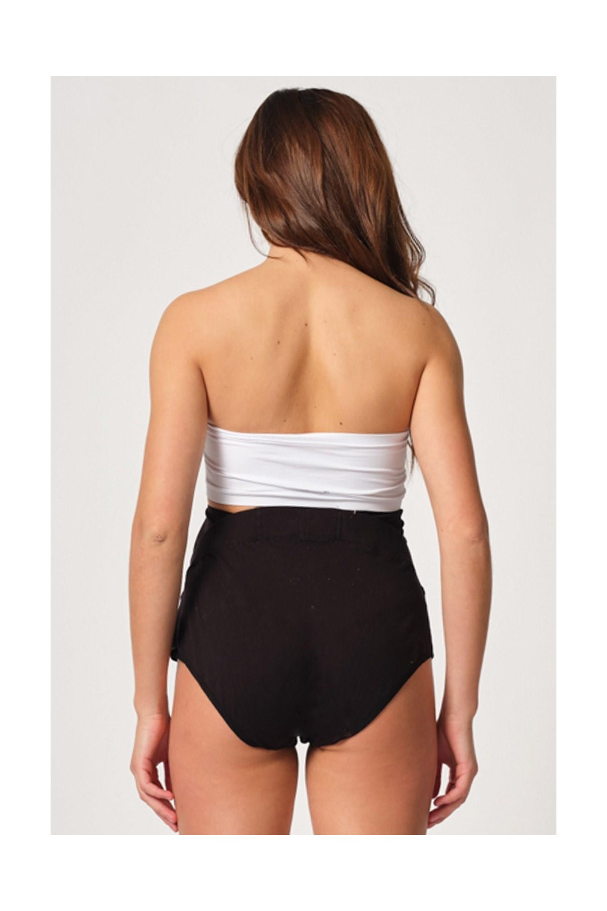 Beruflic Siyah Mı Angel 2825 Cotton Hamile Karın Destekleyici Slip Korse görsel 3