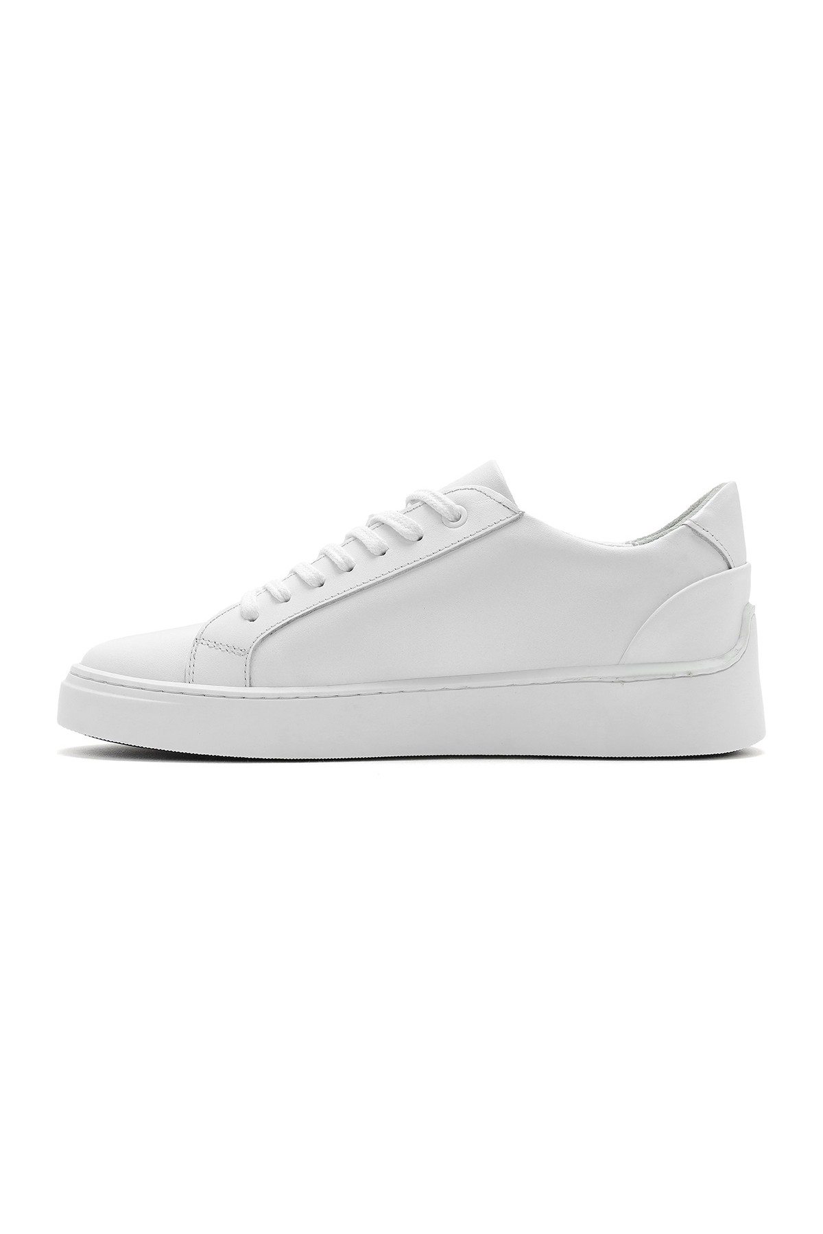 Derimod Erkek Siyah Bağcıklı Kalın Tabanlı Deri Sneaker 26SFD660018 görsel 3
