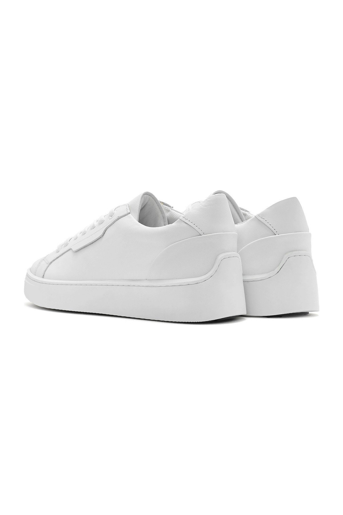 Derimod Erkek Siyah Bağcıklı Kalın Tabanlı Deri Sneaker 26SFD660018 görsel 6