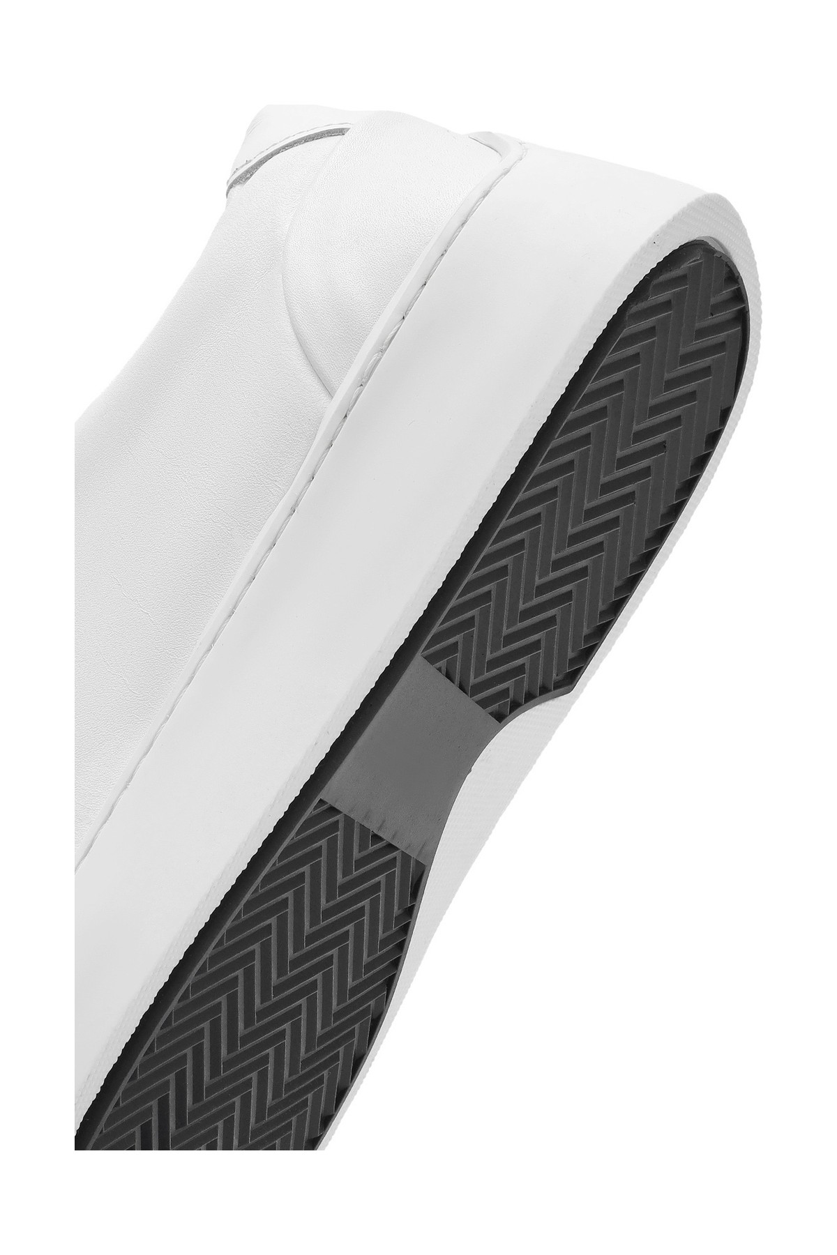 Derimod Erkek Siyah Bağcıklı Kalın Tabanlı Deri Sneaker 26SFD660018 görsel 8