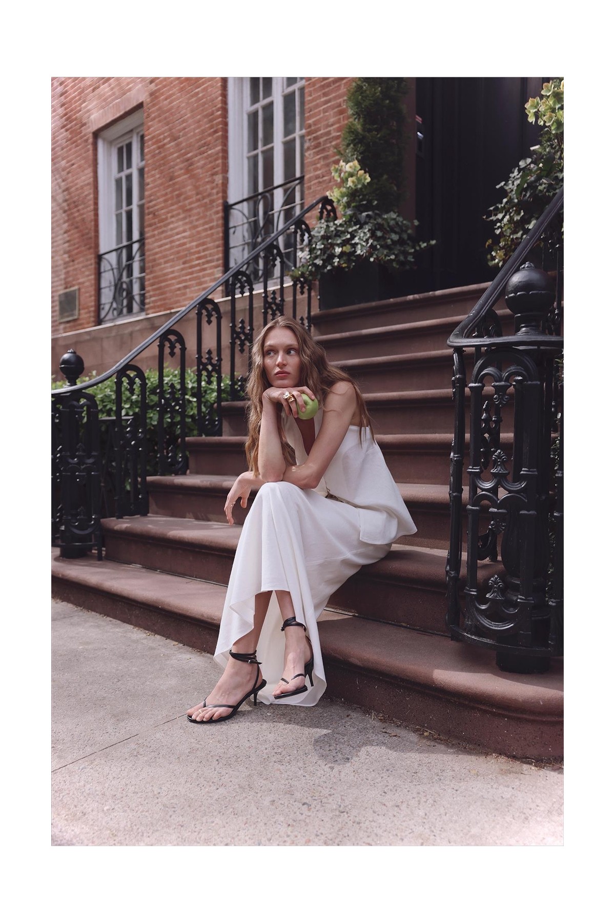Suud Collection Beyaz Serena Kloş Etek görsel 7