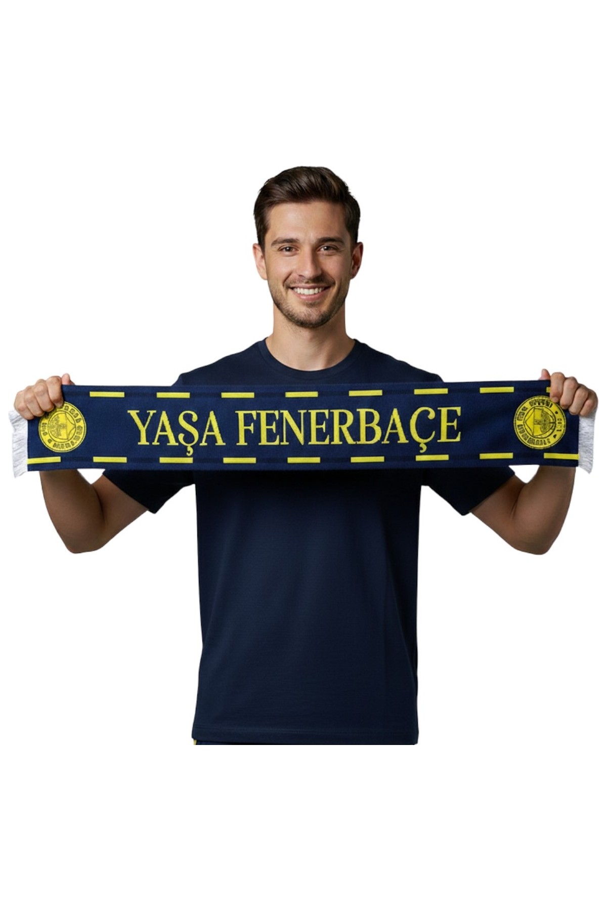 Fenerbahçe Unısex Yaşa Fenerbahçe Şal Uv Kutu Hediyeli görsel 3