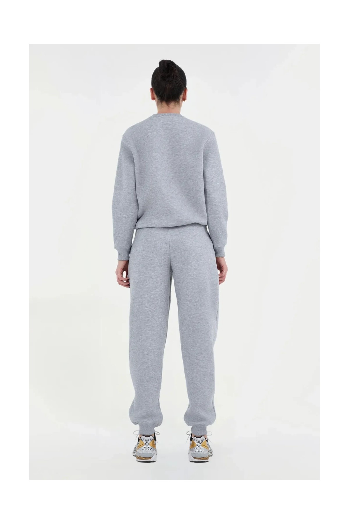 Lrn Oversize Eşofman Üstü - Gri görsel 5