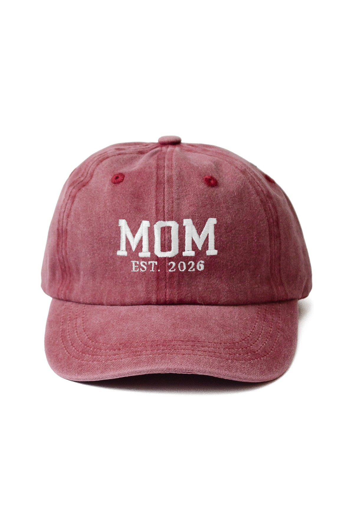 Nome Studio Nakışlı Şapka Mom Dad Anne Baba Şapka 2li Paket Yıkamalı Kumaşlı ve Yazı Nakışlı Şapka Pamuklu Siperlikli Ayarlı Şapka Günlük Tarz Eğlenceli Kep görsel 2
