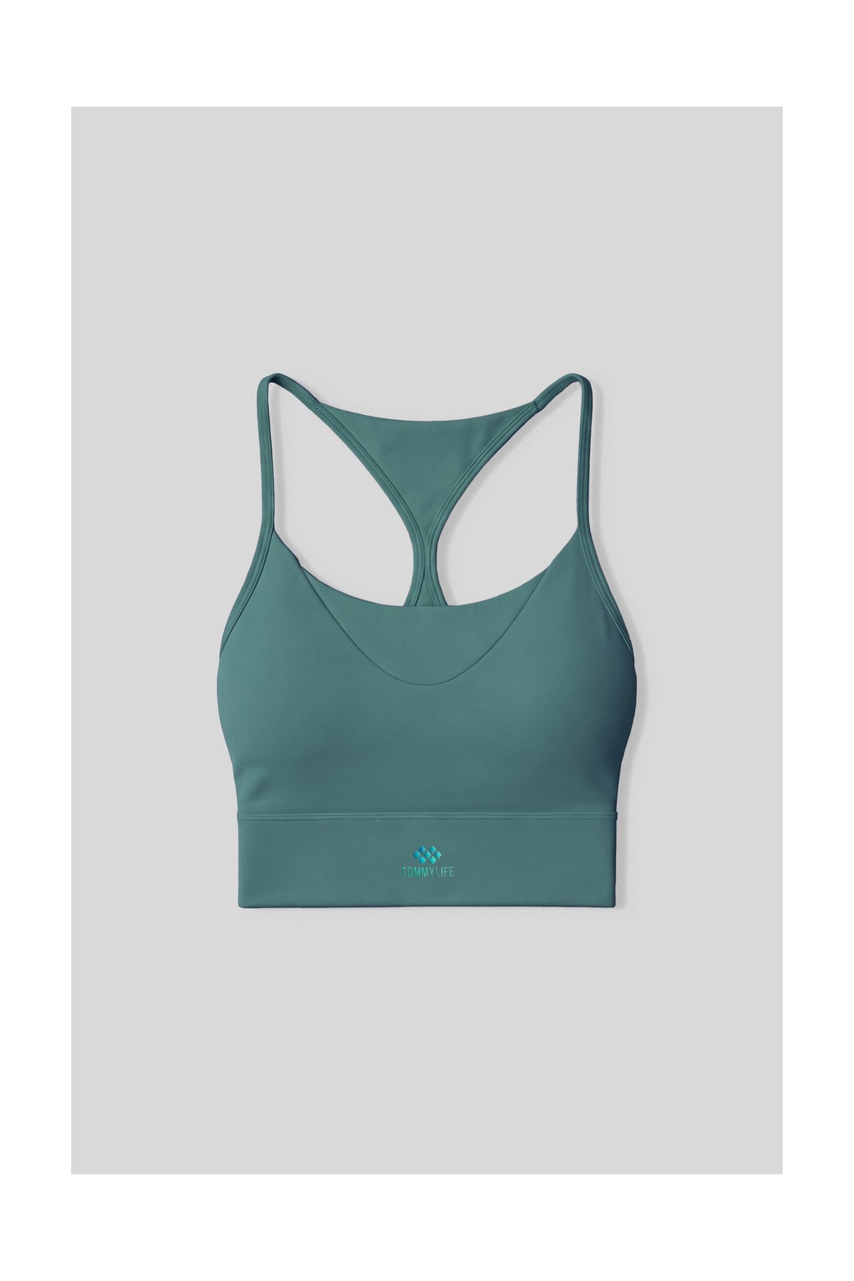 Tommy Life Siyah Standart Fit Baskılı Sırt Detaylı Kadın Spor Büstiyer - 97300
