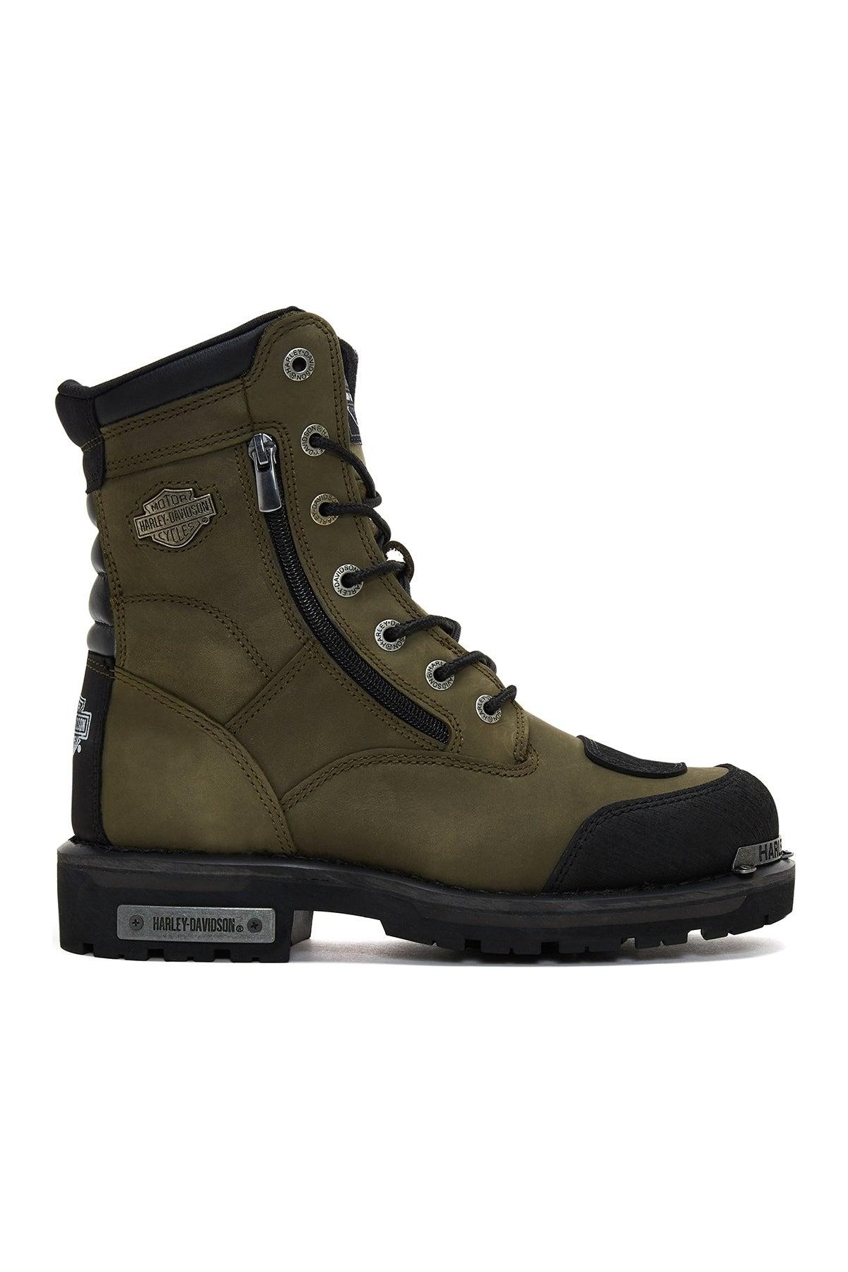 Harley Davidson 025M100552 Rıddıck Erkek Bot - HAKİ DERİ görsel 6