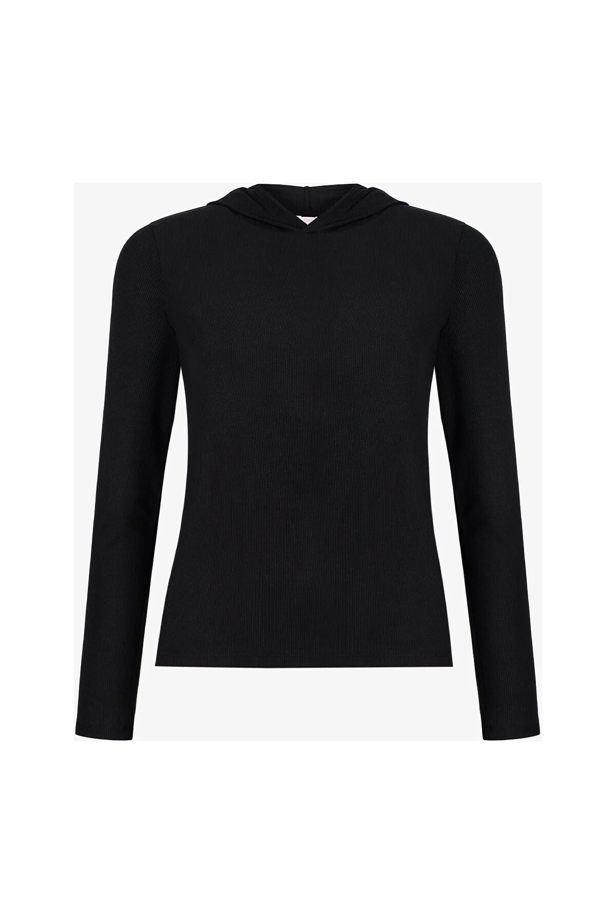 Penti Siyah Uzun Kollu Kapüşonlu Modal Sweatshirt görsel 4
