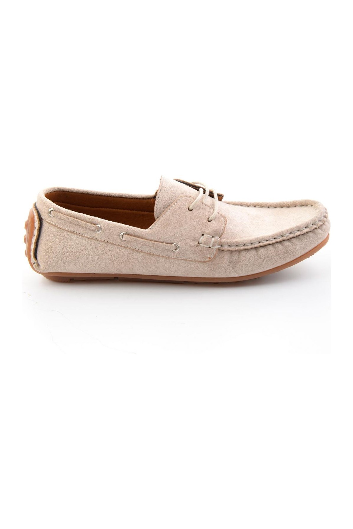 Bambi Bej Kadın Loafer Ayakkabı K01309000572 görsel 5