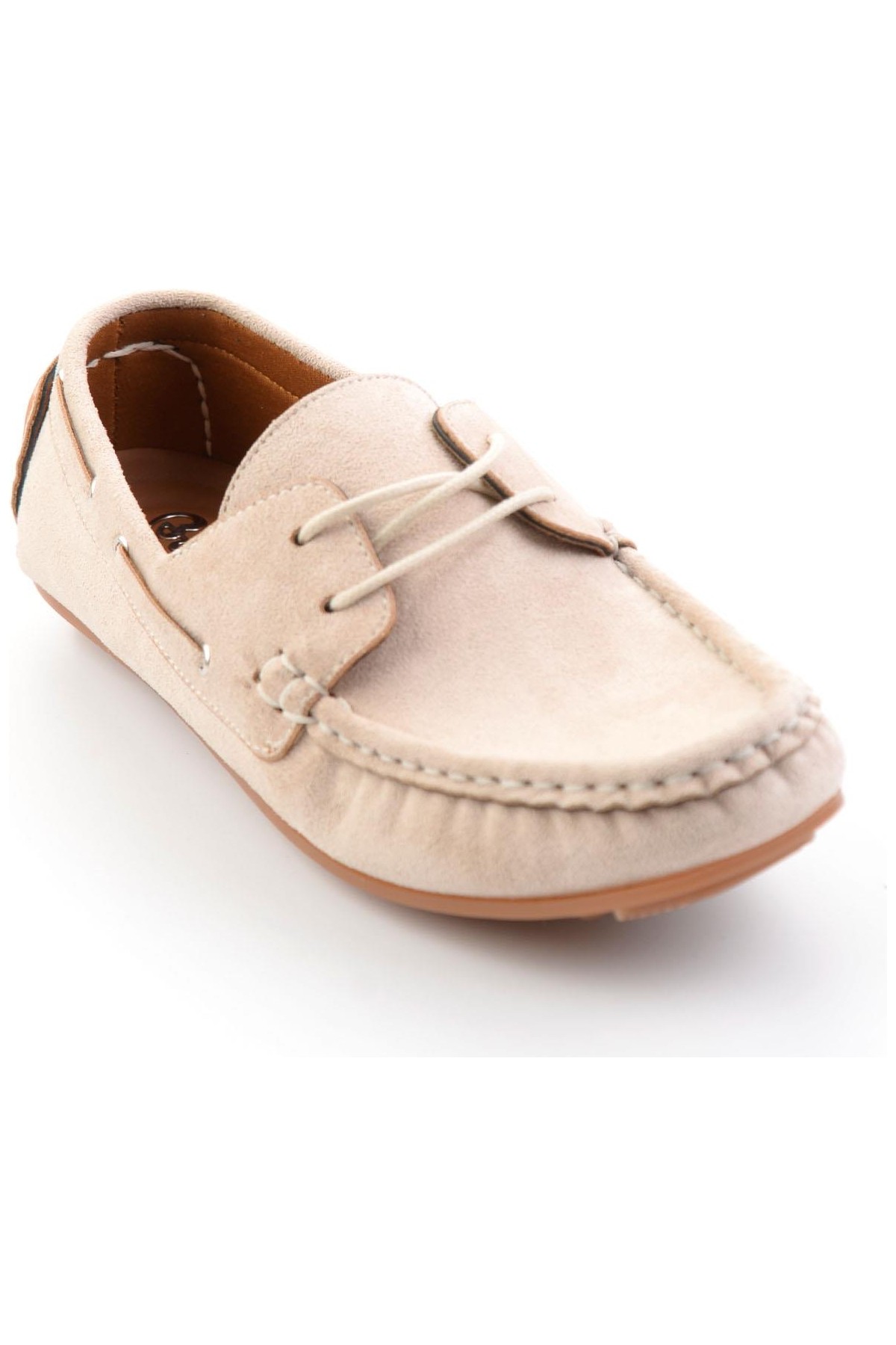 Bambi Bej Kadın Loafer Ayakkabı K01309000572 görsel 6