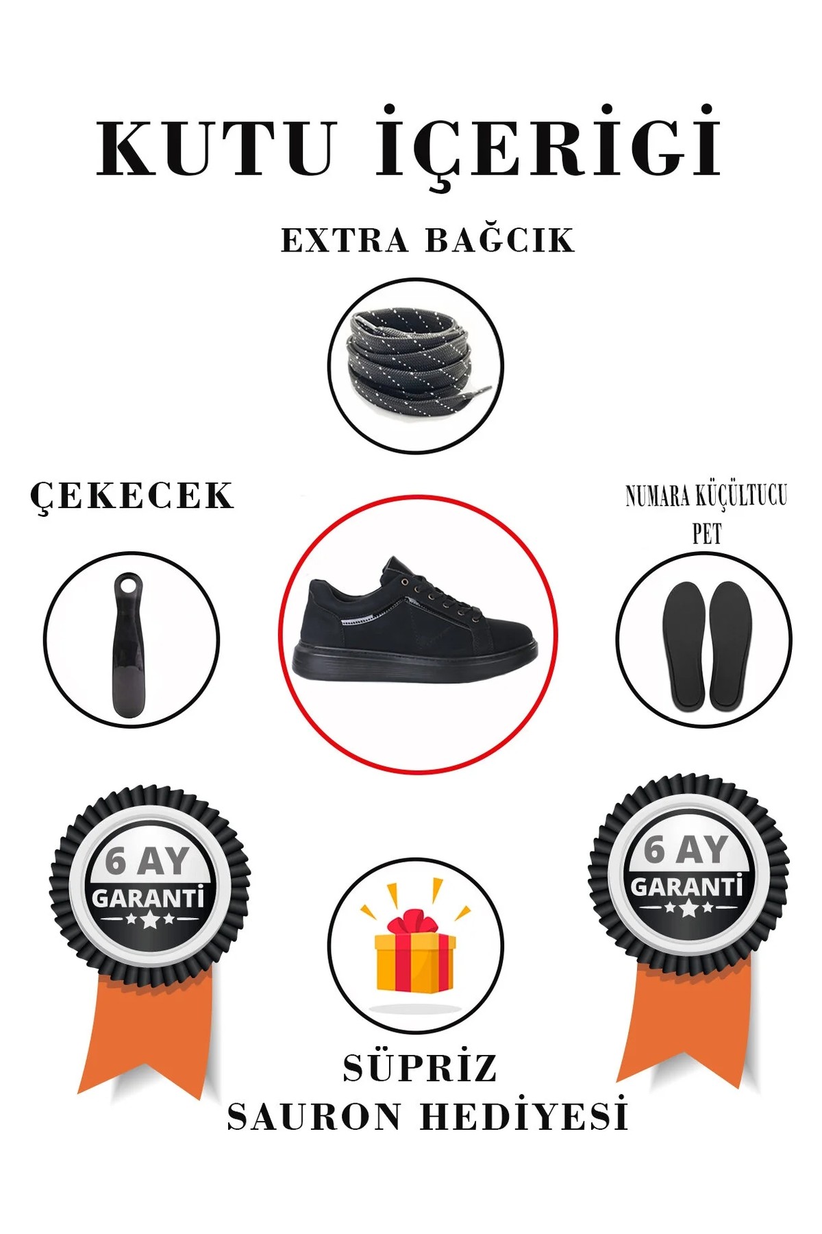 Belirtilmemiş Erkek Spor Ayakkabı Günlük Sneaker Ortopedik Tabanlı M801 görsel 7