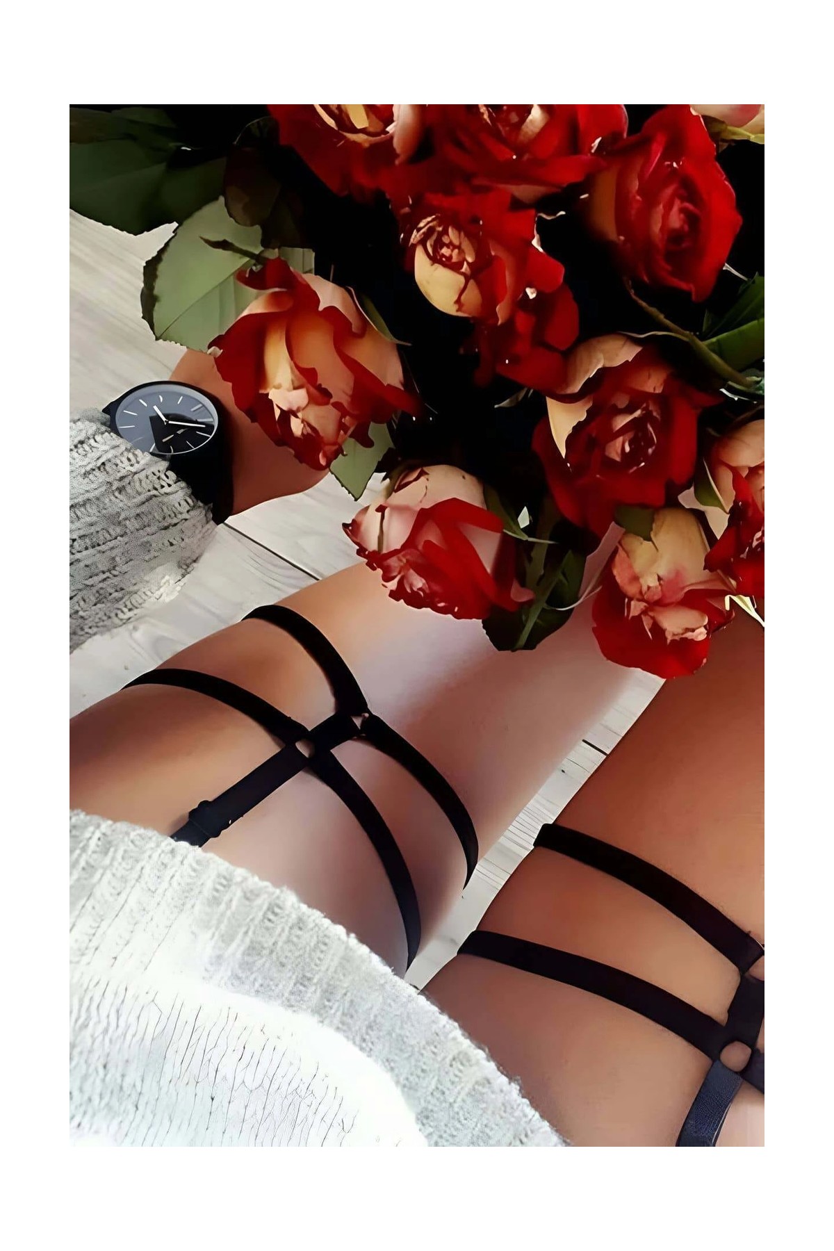 Liyuza Seksi Bel - Bacak Harness - BRF44 görsel 2