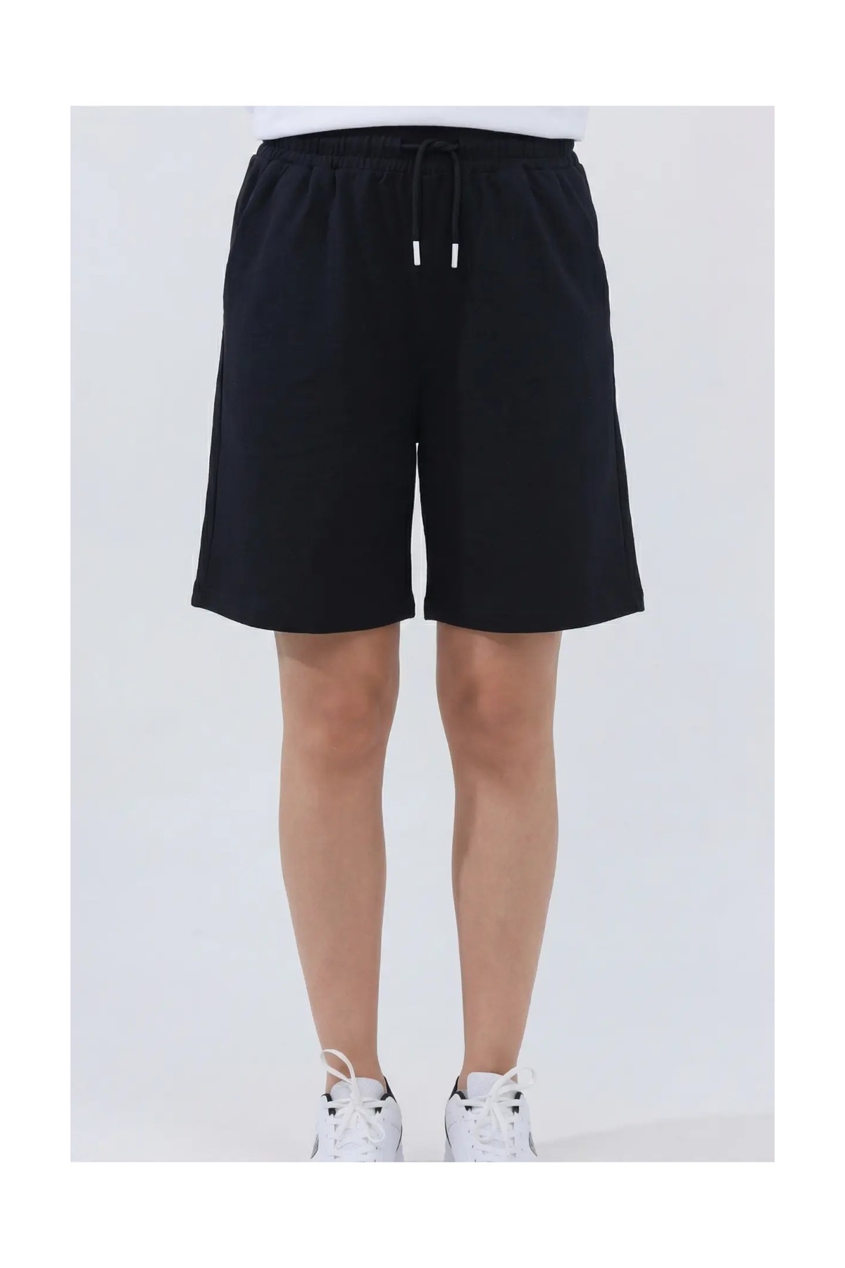 Veleno Kadın 3'lü Avantajlı Paket Oversize Relaxed Bermuda Şort Rahat Kalıp