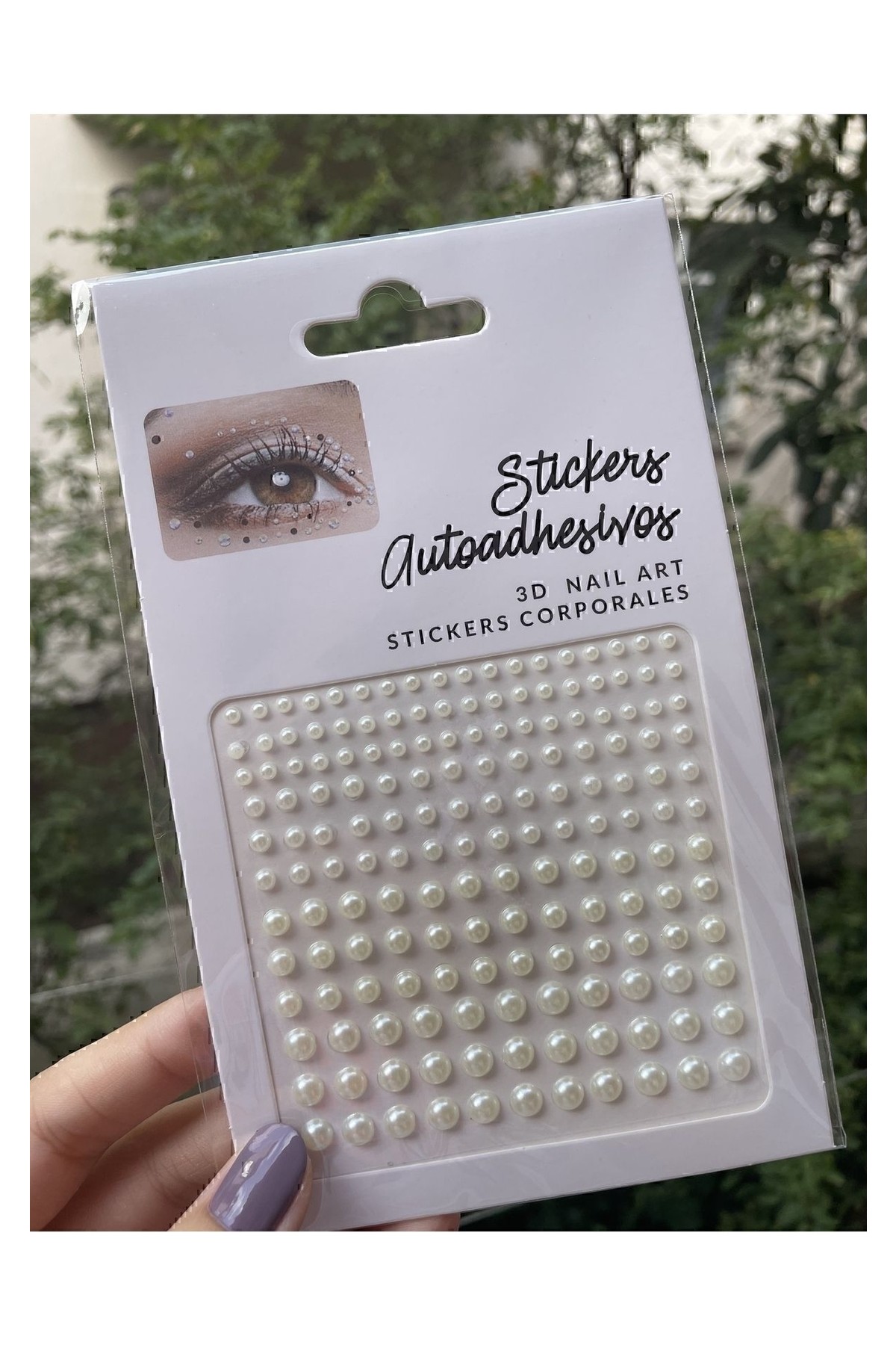 My Vintage 2 Paket 230 Adet Krem Inci Yüz, Vücut, Saç Stickeri Kendinden Yapışkanlı Boy Boy görsel 3