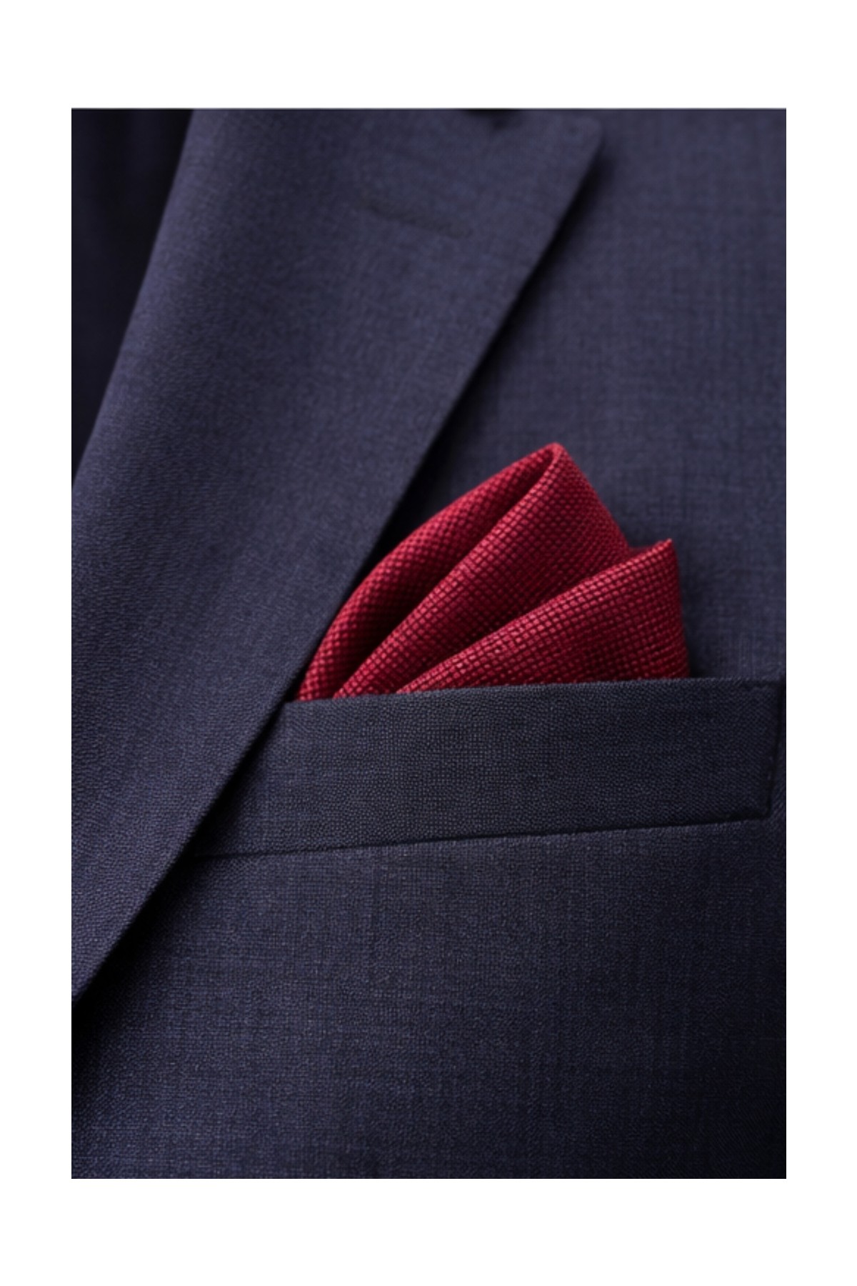 Gambocci Unisex Armürlü Kuş Gözü Desenli Slim Fit Mendilli Kravat görsel 6