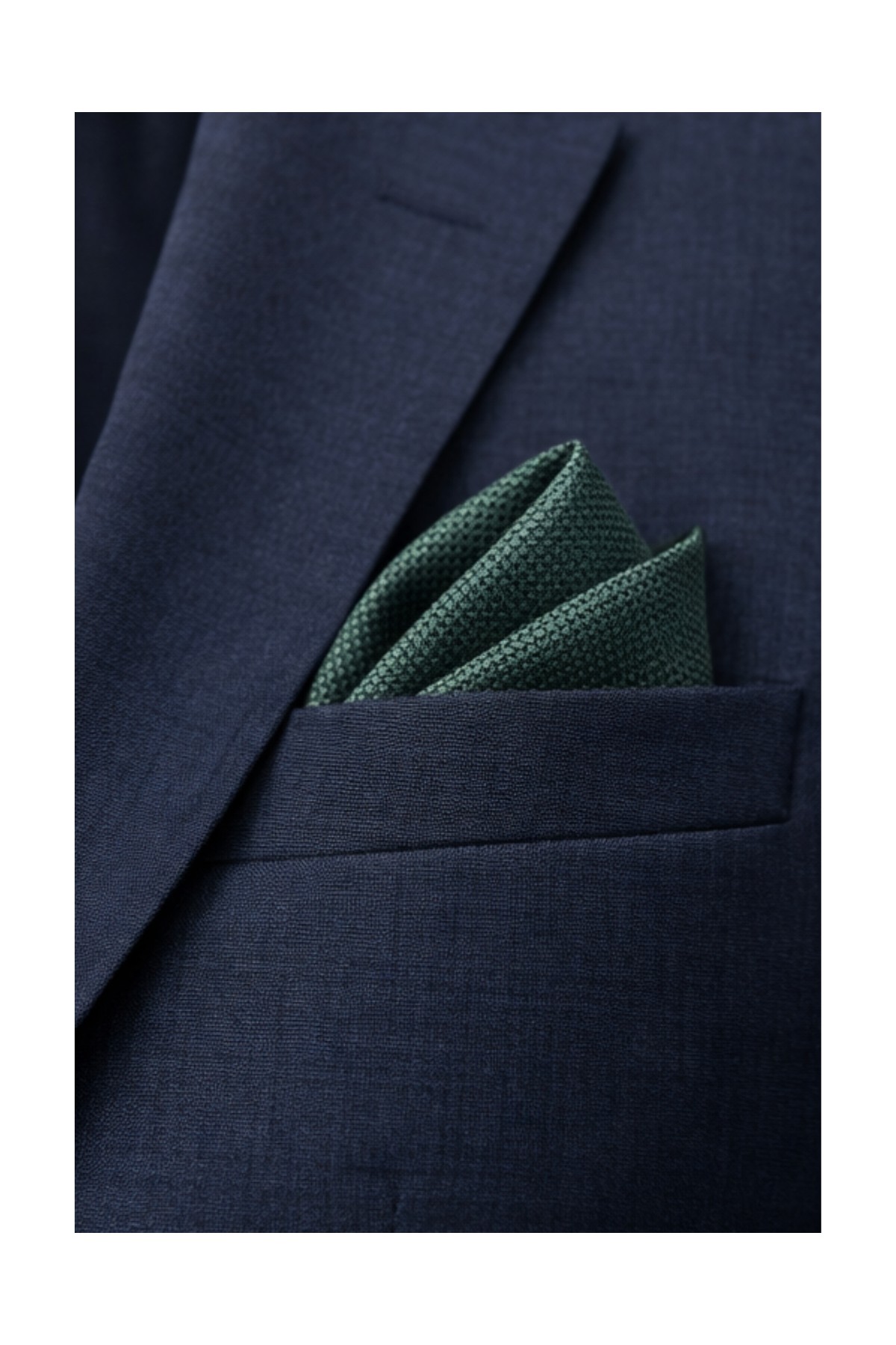 Gambocci Unisex Armürlü Kuş Gözü Desenli Slim Fit Mendilli Kravat görsel 2
