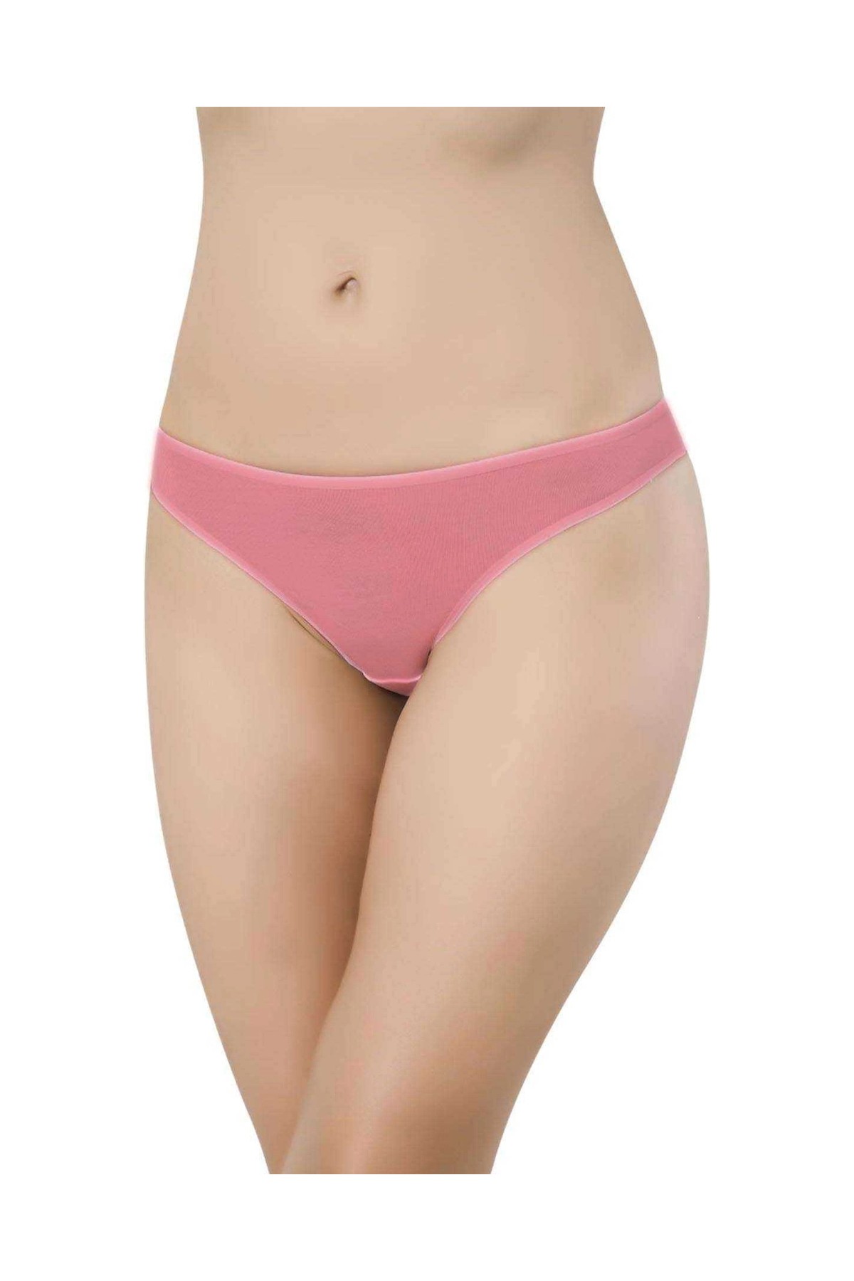 Liyuza 9 Adet Süper Eko Set Likralı Kadın Slip Külot Gri Pudra Fuşya görsel 2