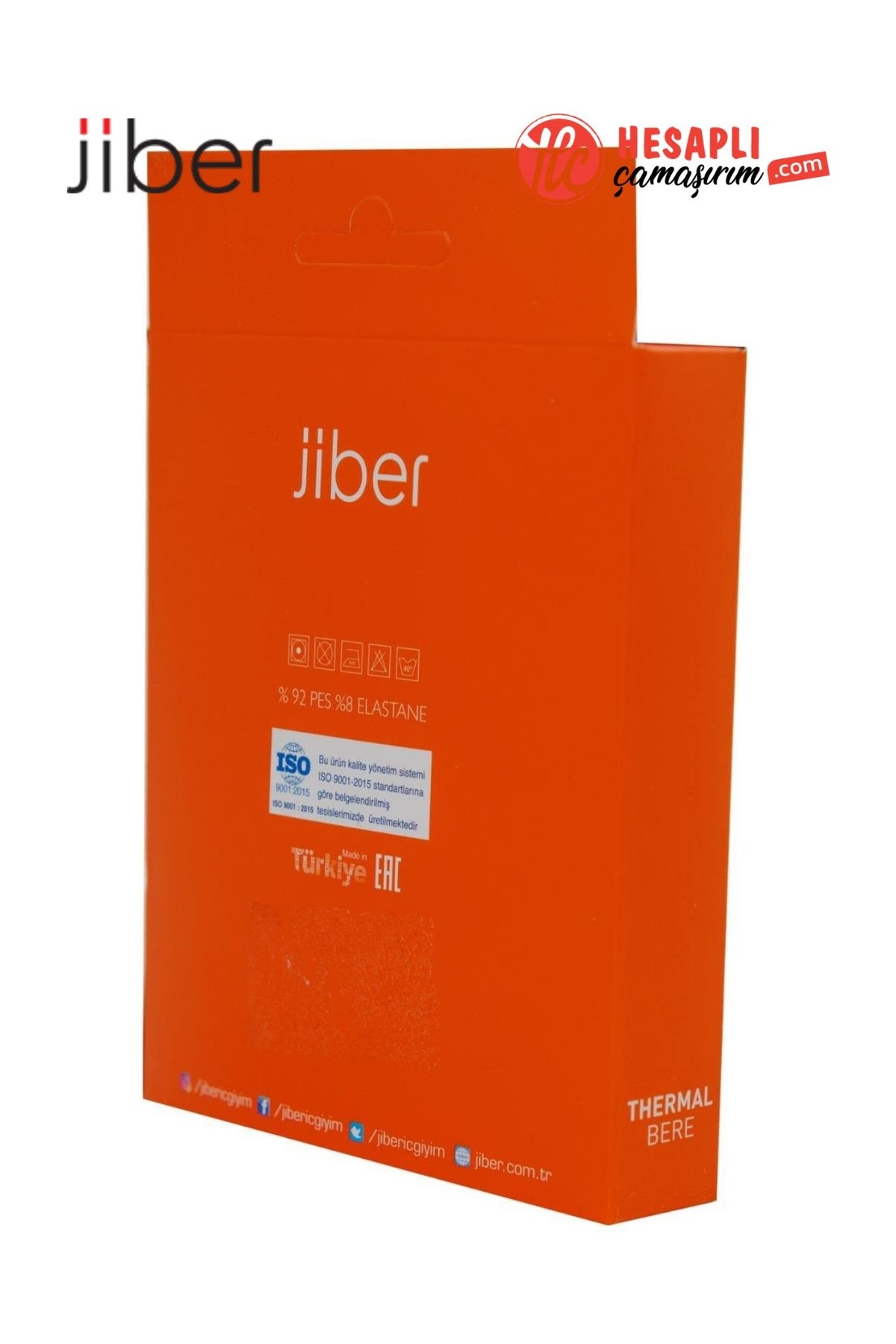 Jiber Unisex Sıcak Tutan Terletmez Yumuşak Boyunluk Olabilen Termal Kumaş Bere görsel 6