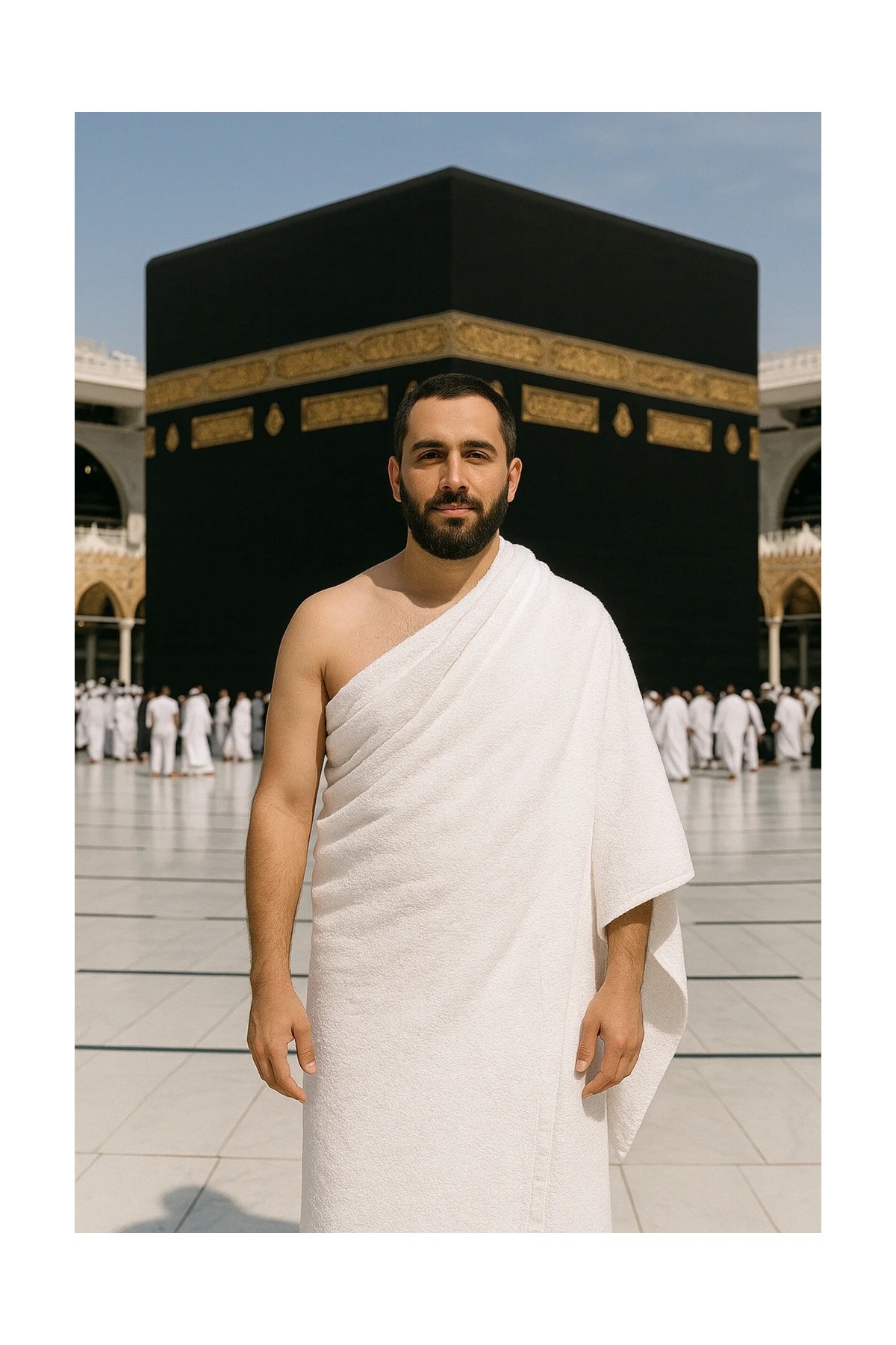 luxurianthome Lüks Hac Ihramı 1250 gr Ihram Kemeri ve Ihram Seti Hediye görsel 2
