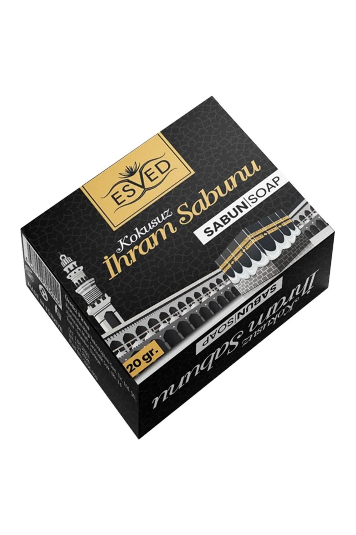 luxurianthome Esved Kokusuz Ihram Seti 5li , Ihram Sıvı Sabunu, Ihram Şampuan, Ihram Sabun, Ihram Islak Mendil görsel 2