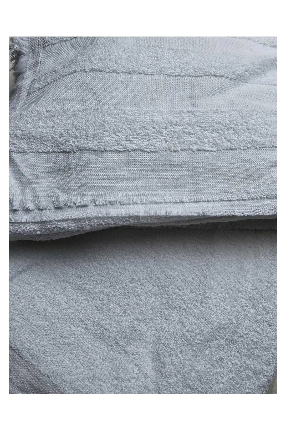 luxurianthome Lüks Erkek Hac Umre Ihram Takımı 110X210 cm - 1400GR Yumuşak Beyaz Pamuk (Iç Göstermez&çantalı) görsel 2
