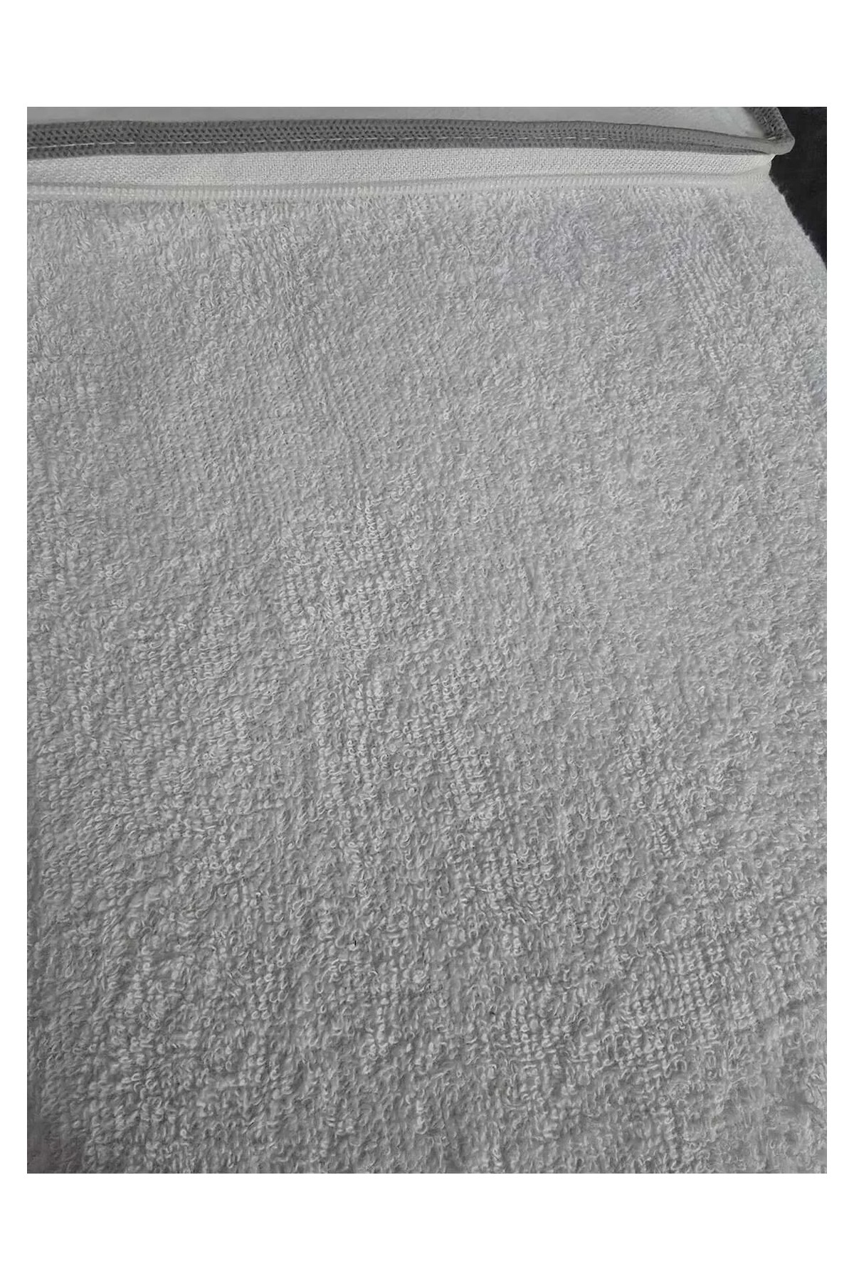 luxurianthome Lüks Erkek Hac Umre Ihram Takımı 110X210 cm - 1400GR Yumuşak Beyaz Pamuk (Iç Göstermez&çantalı) görsel 3