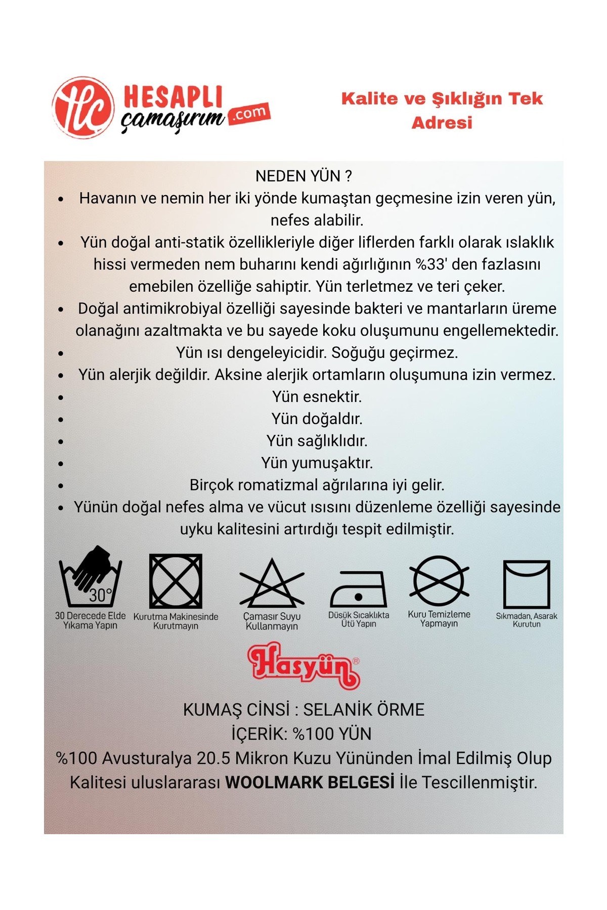 Hasyün Erkek Ter Emici Kaşındırmaz %100 Yün Uzun Kollu Içlik görsel 7