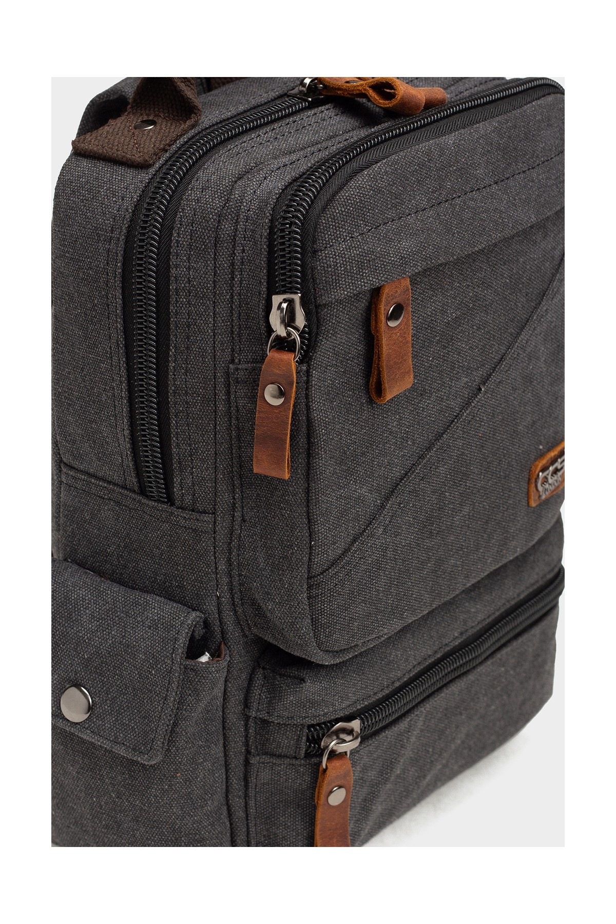 Ççs 31518 Pamuklu Kanvas Bodybag Çanta Sırt Çantası, Dayanıklı %100 Pamuk Malzeme ile Ergonomik Tasarım görsel 4