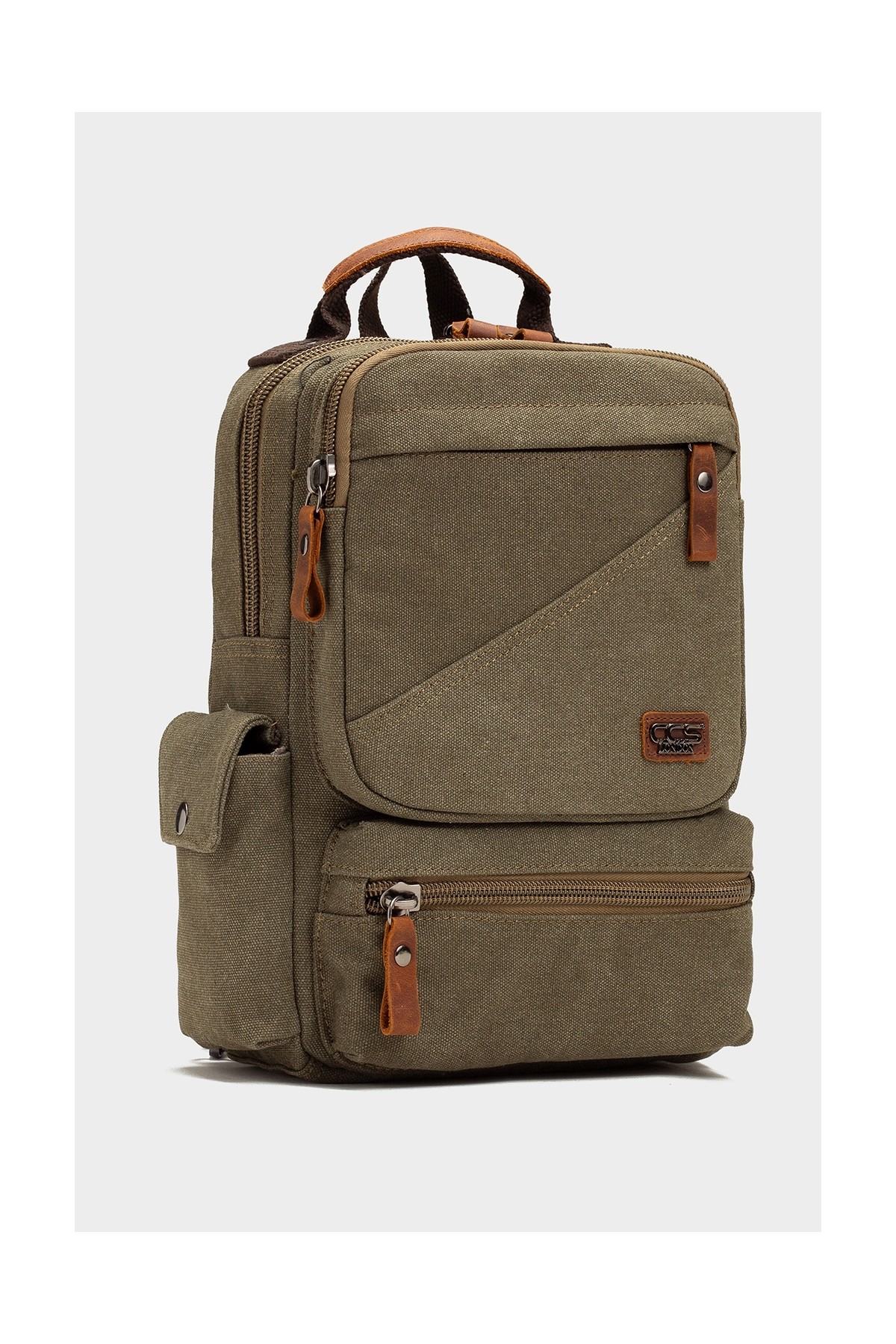 Ççs 31518 Pamuklu Kanvas Bodybag Çanta Sırt Çantası, Dayanıklı %100 Pamuk Malzeme ile Ergonomik Tasarım