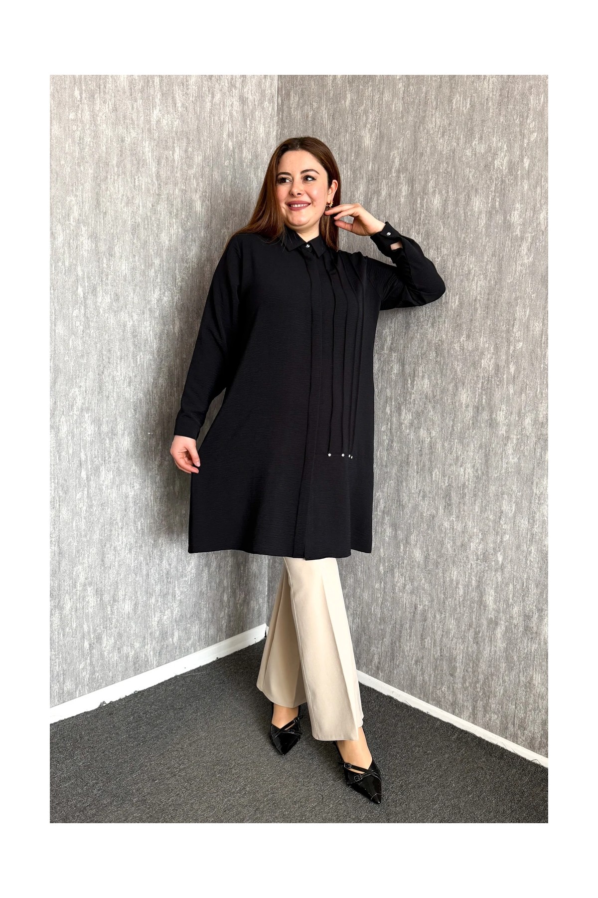 Modaplaza Kadın Aerobin Kapüşonlu Tunik 7560 görsel 4
