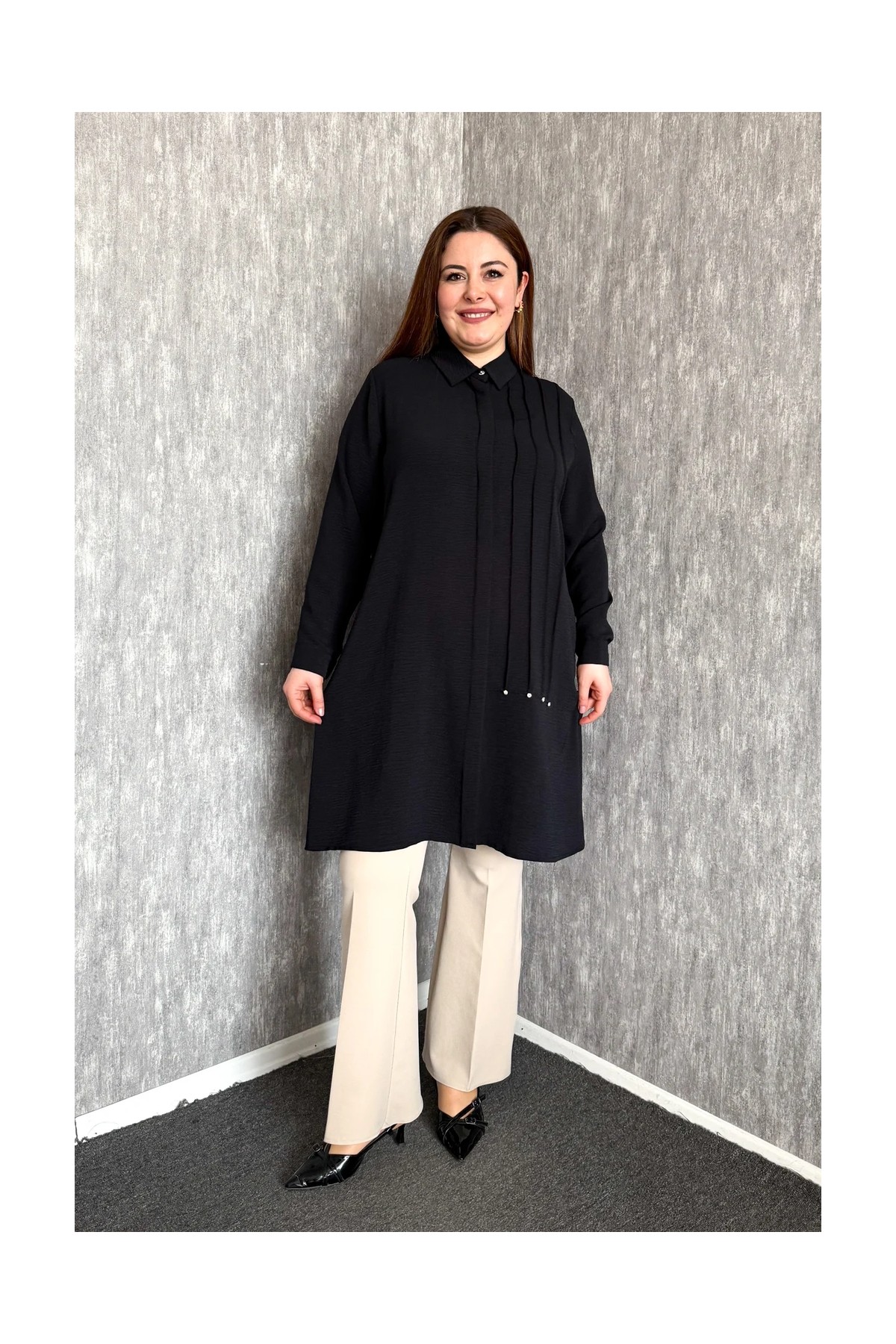 Modaplaza Kadın Aerobin Kapüşonlu Tunik 7560 görsel 6
