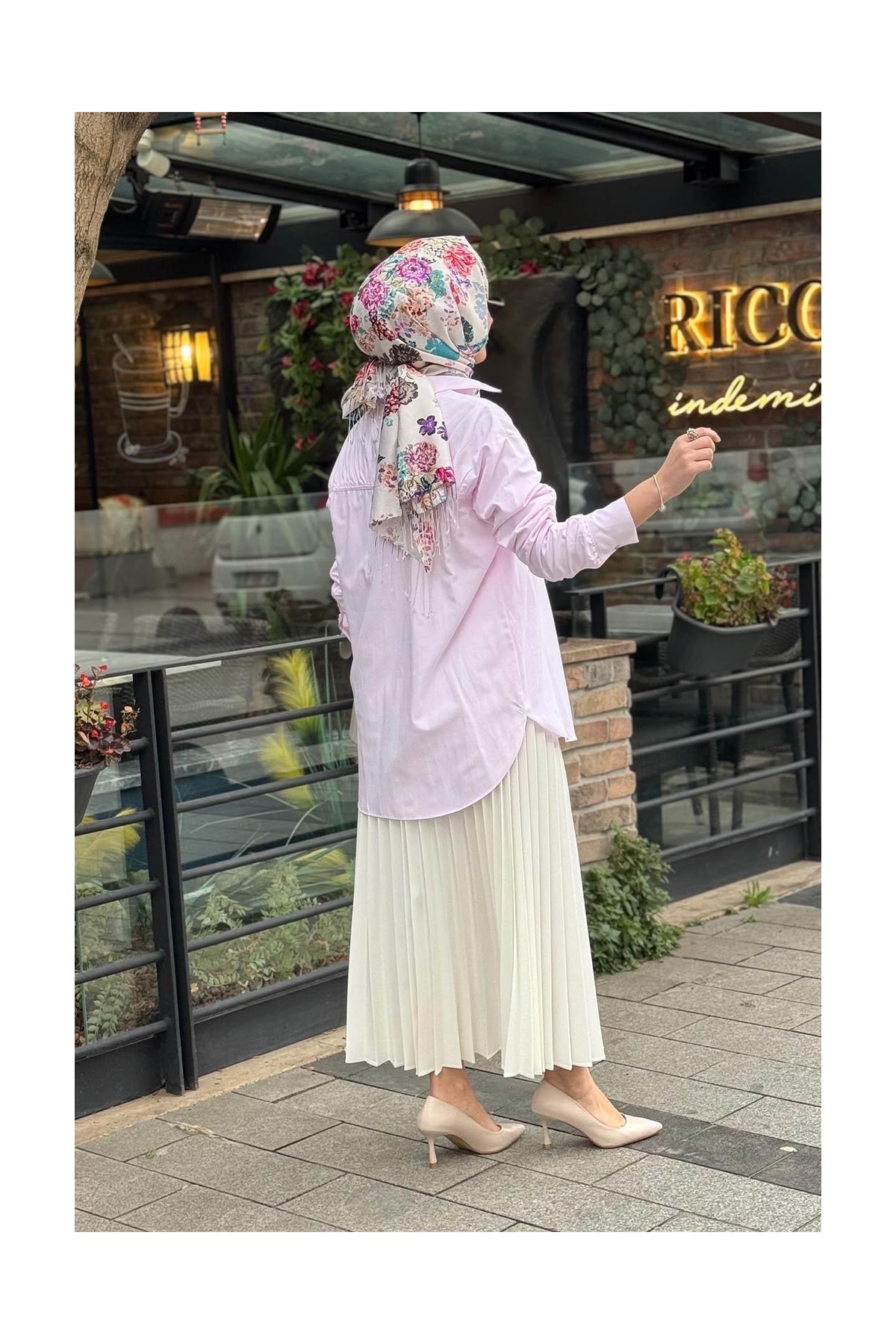 Moodbasic Gömlek MB11.305 Pembe görsel 5