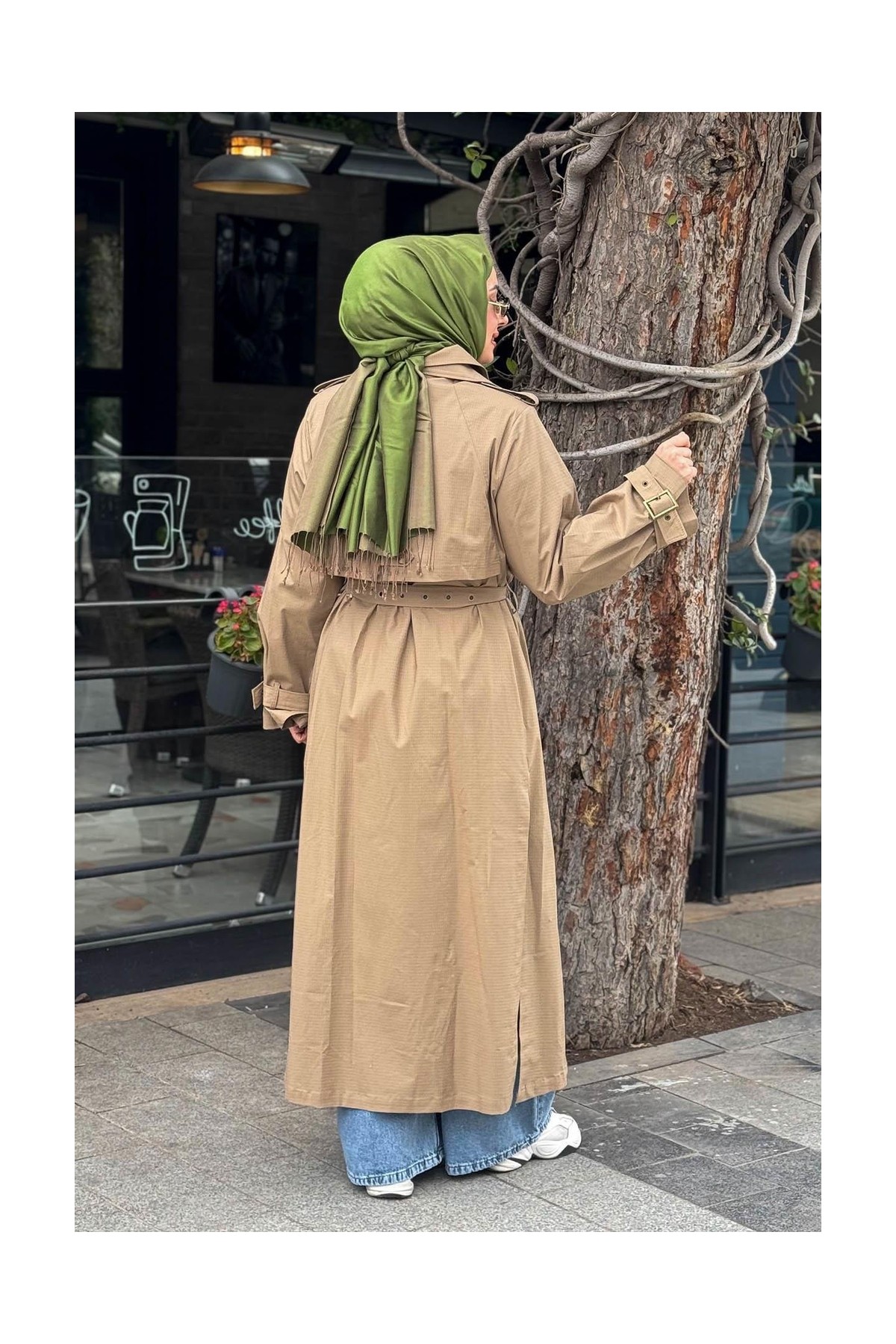 Qooq Trench 26SS601 Vizon görsel 4