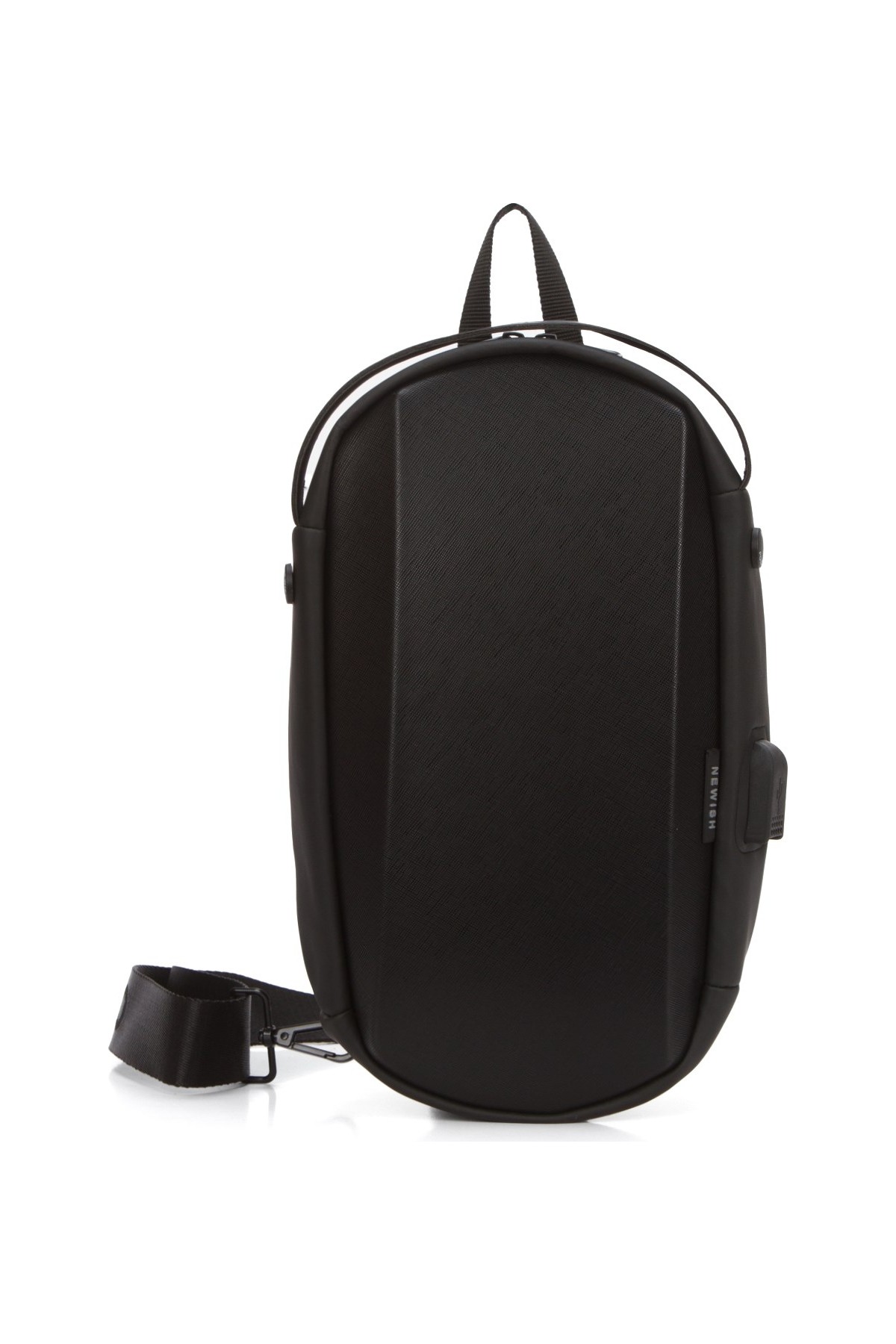 Newish Polo Erkek Siyah USB Çıkışlı Çapraz Askılı Omuz ve Bel Çantası NEWPOLO246 görsel 8