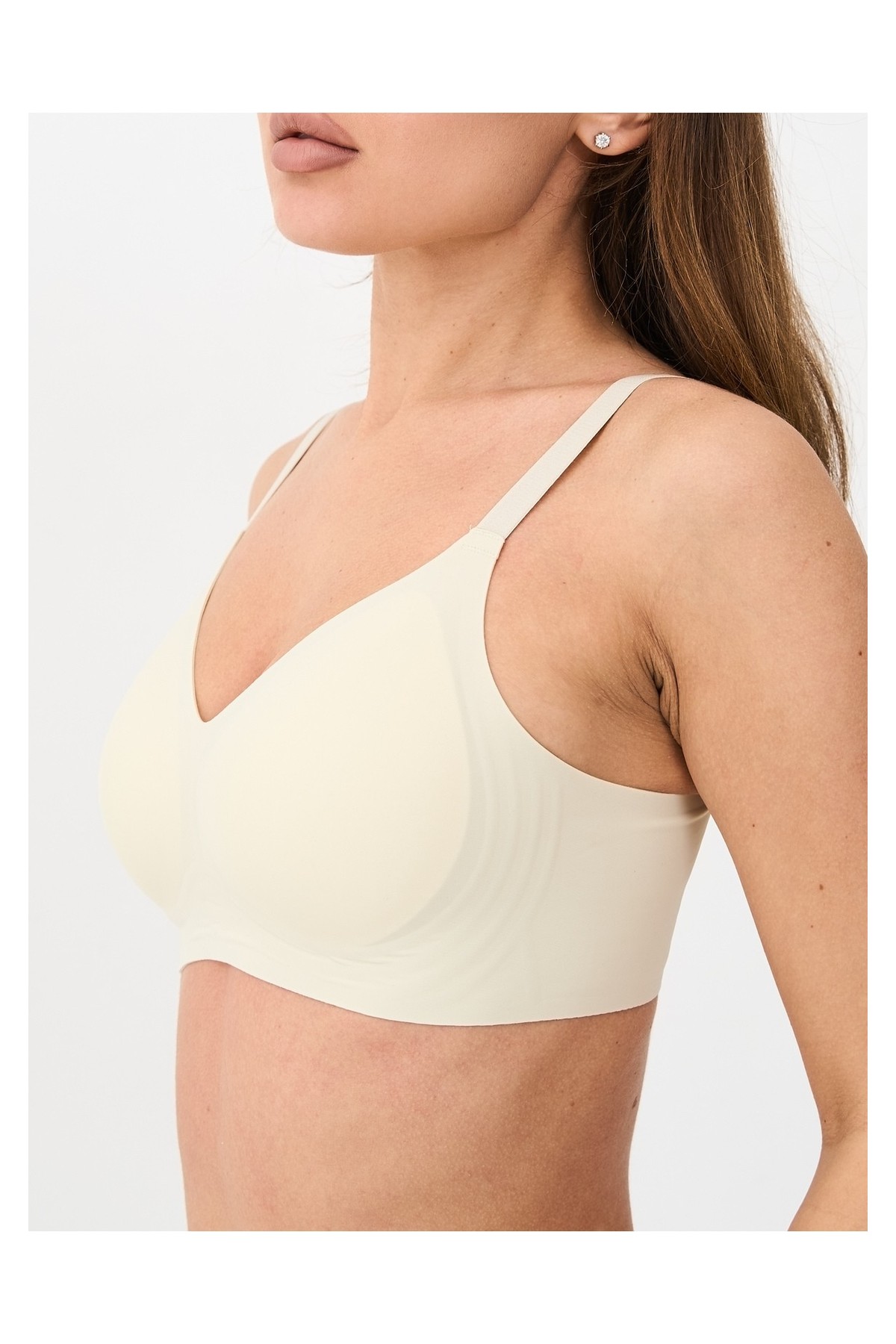 Alya Underwear Kadın Lazer Kesim Dikişsiz Çıkarılabilir Pedli Hayalet Sütyen