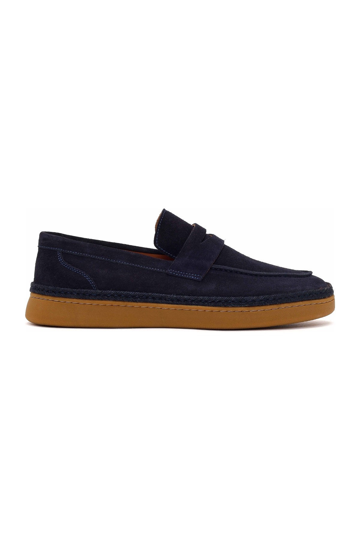 Derimod Erkek Haki Süet Deri Loafer 26SFD631810
