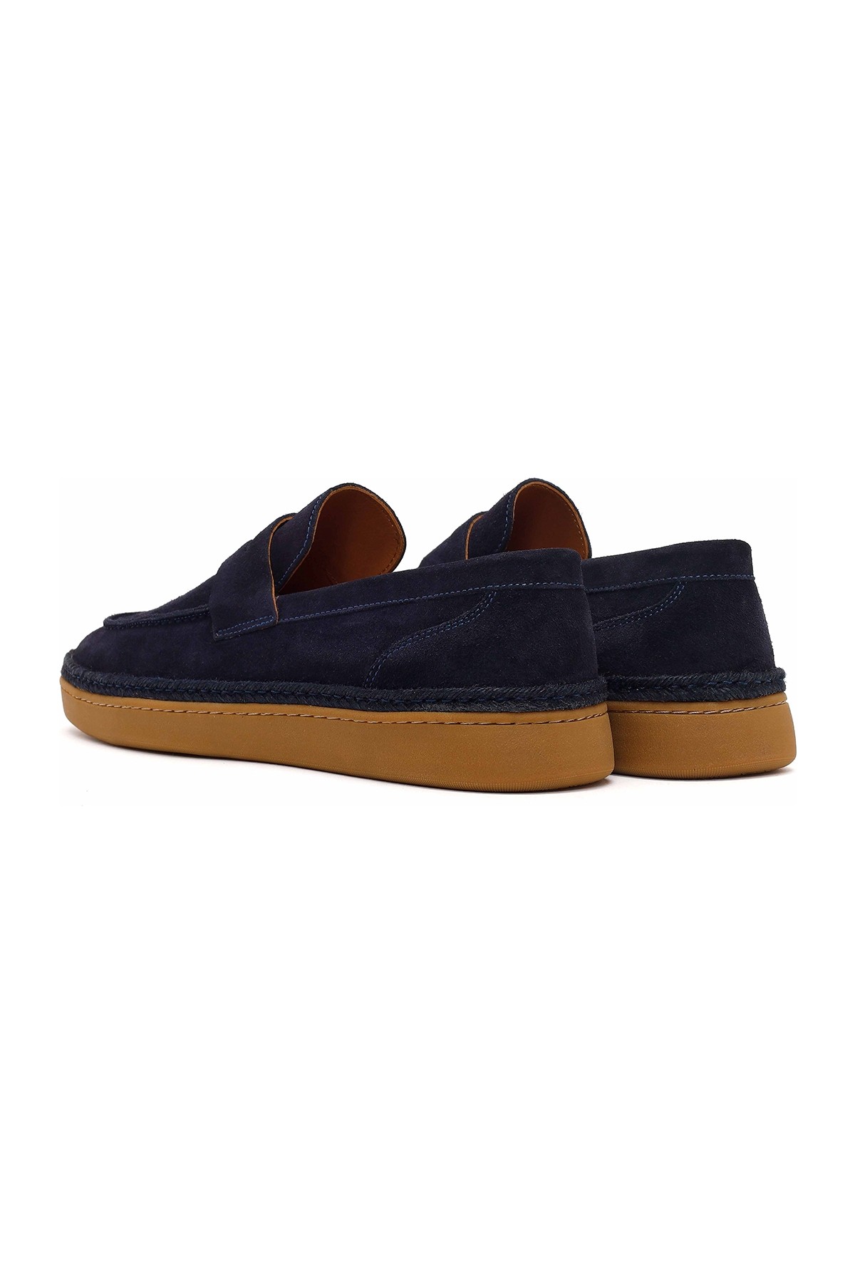 Derimod Erkek Haki Süet Deri Loafer 26SFD631810 görsel 6
