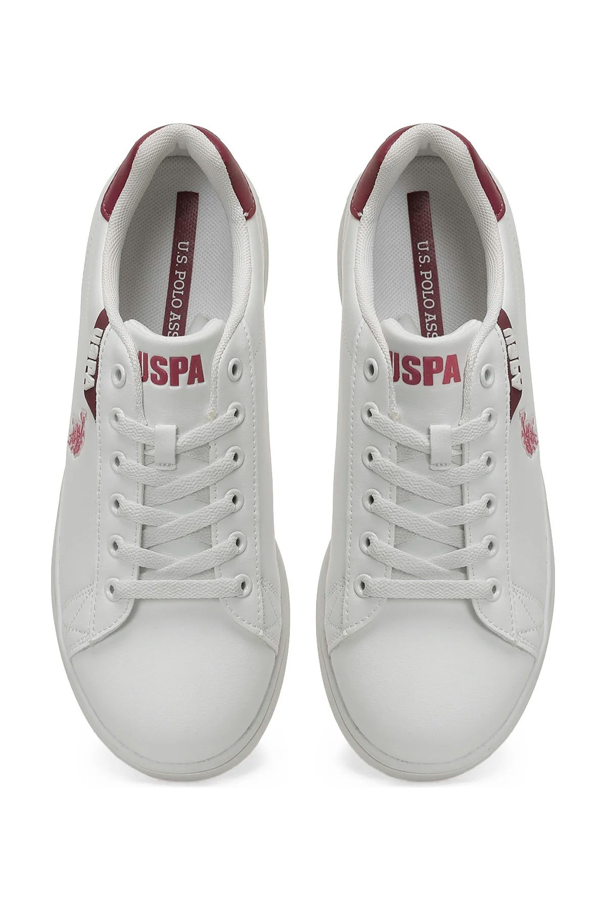 U.S. Polo Assn. Costa Wmn 6fx Beyaz Kadın Sneaker görsel 4
