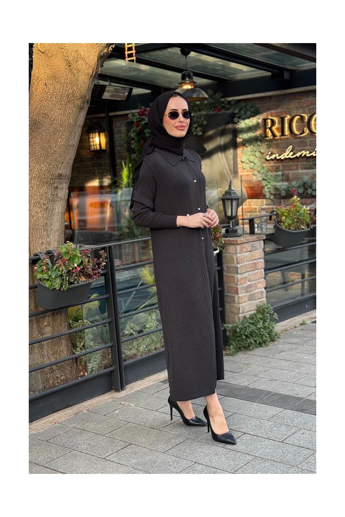 Invee Hırka 6975 Antrasit görsel 6