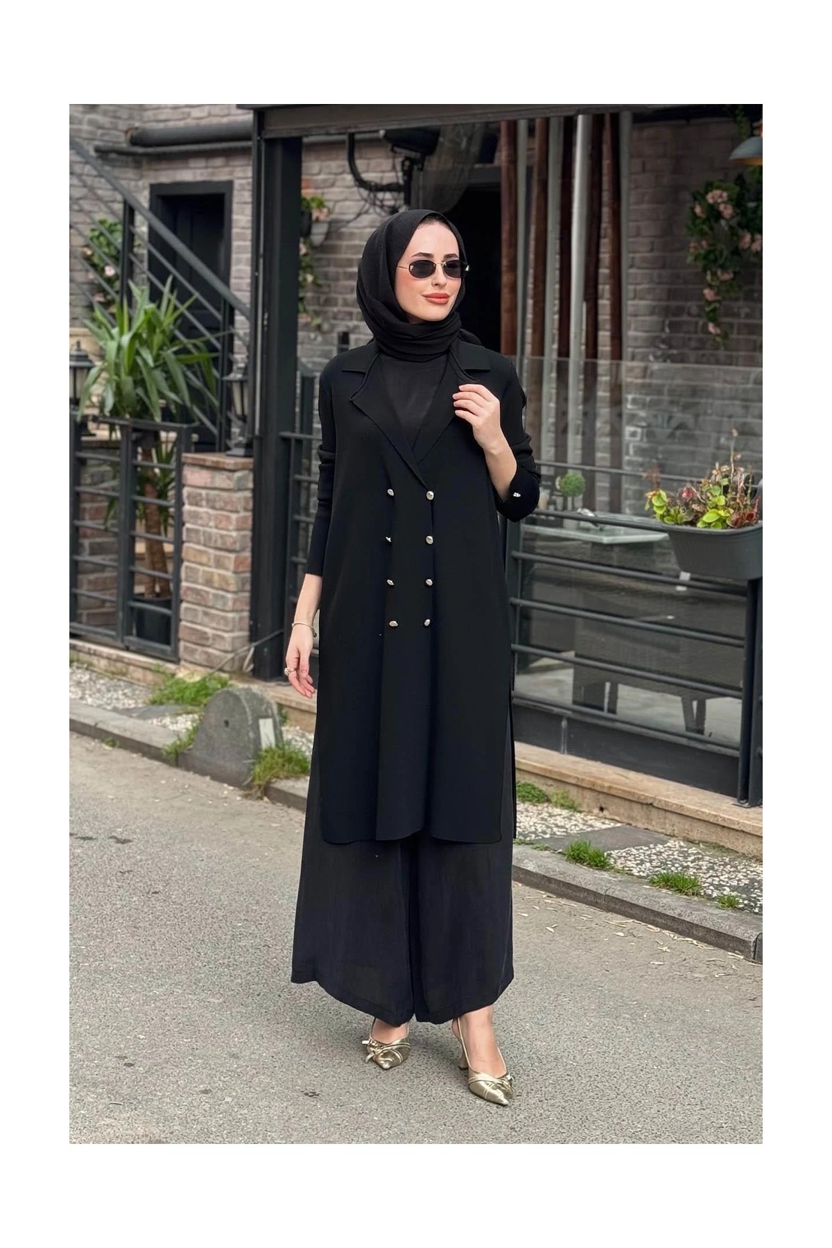 Miss Dalida Triko Hırka T26Y-9005 Siyah görsel 5