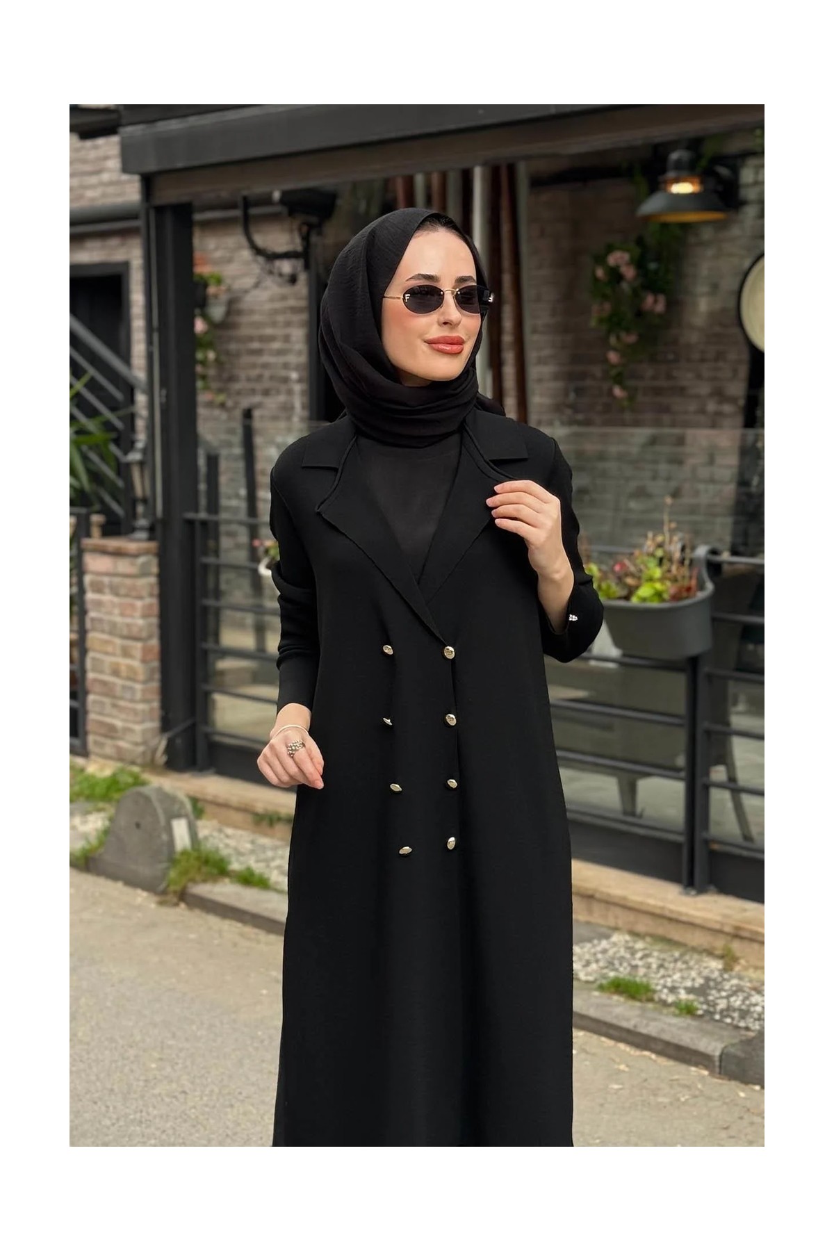 Miss Dalida Triko Hırka T26Y-9005 Siyah görsel 7