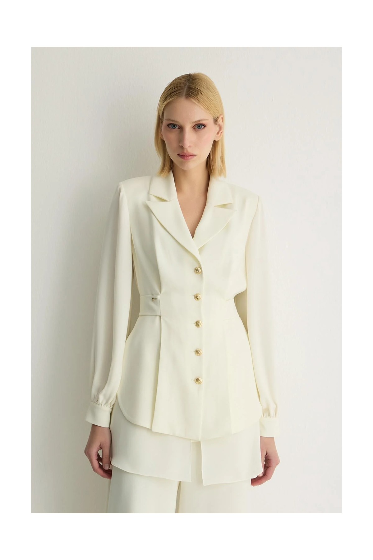 Senna 40003 Freja Ceket Ekru