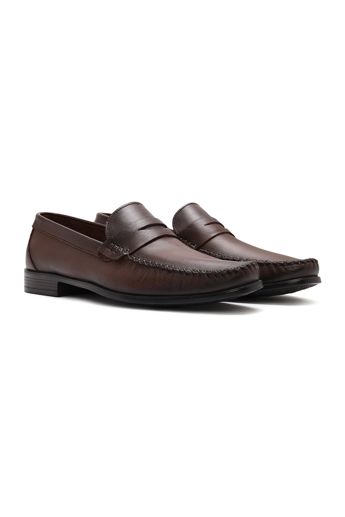 Derimod Erkek Siyah Deri Loafer 26SFD754118 görsel 2