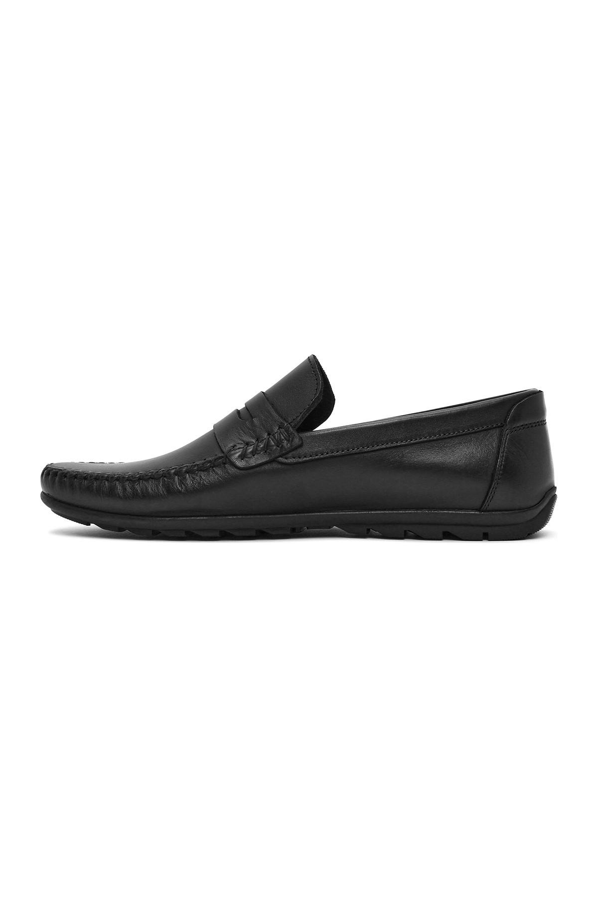 Derimod Erkek Siyah Deri Loafer 26SFD755018 görsel 3