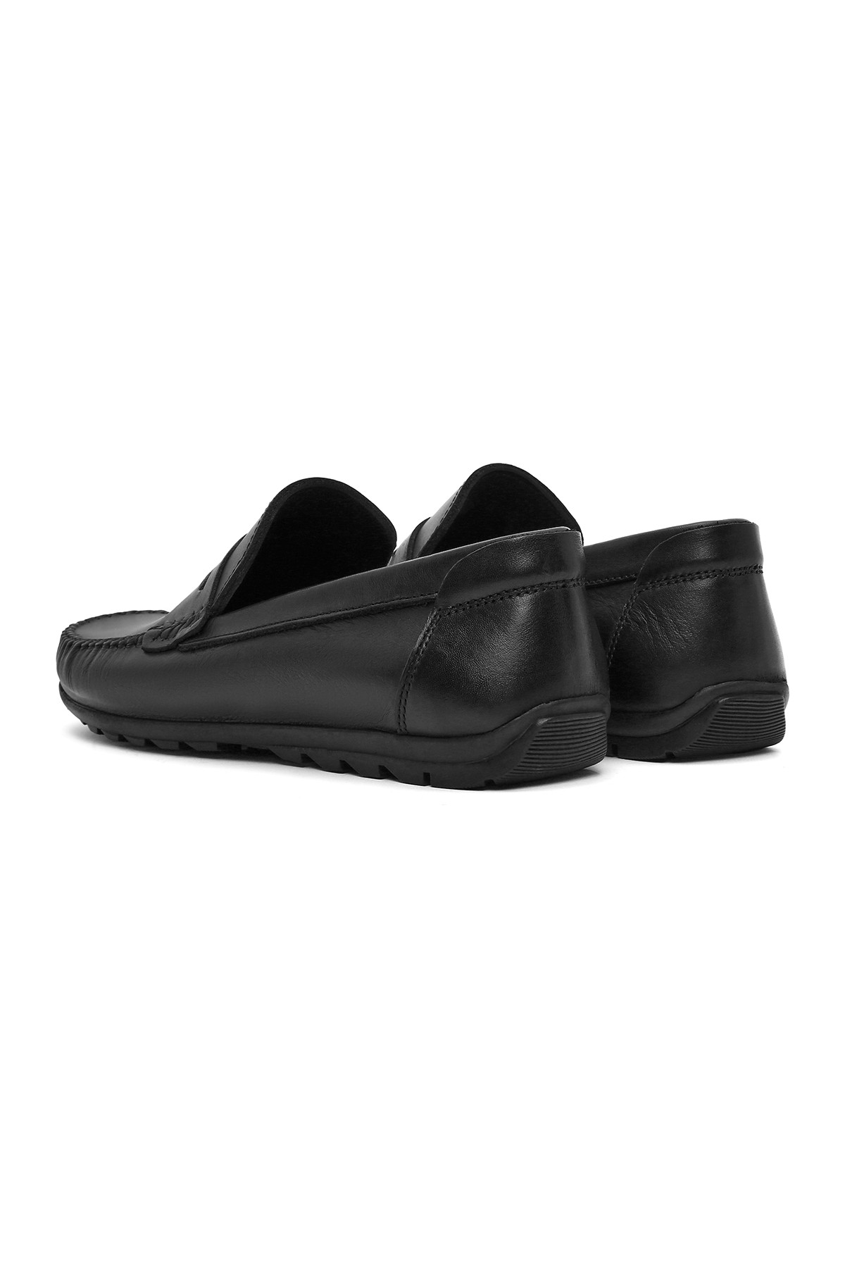 Derimod Erkek Siyah Deri Loafer 26SFD755018 görsel 6