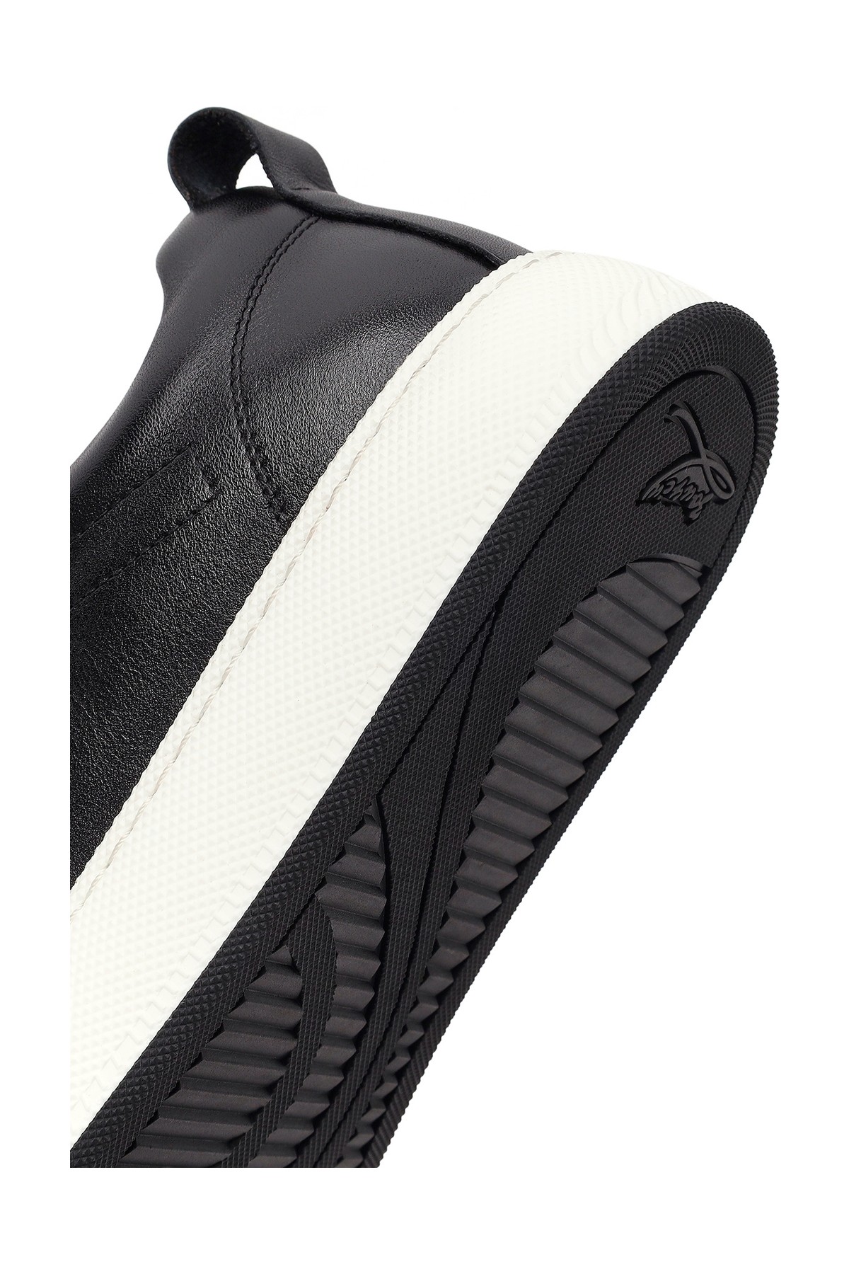 Derimod Erkek Siyah Bağcıklı Kalın Tabanlı Deri Sneaker 26SFD765318 görsel 8