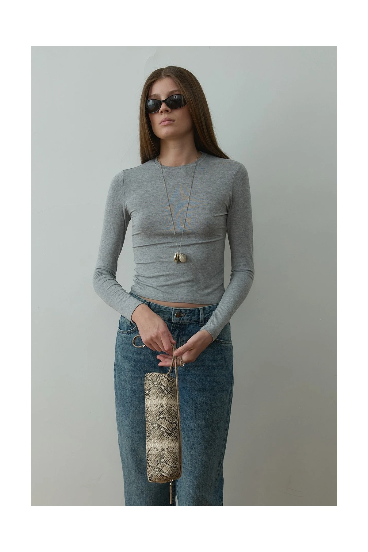 Suud Collection Lacivert Kate Slim Tişört