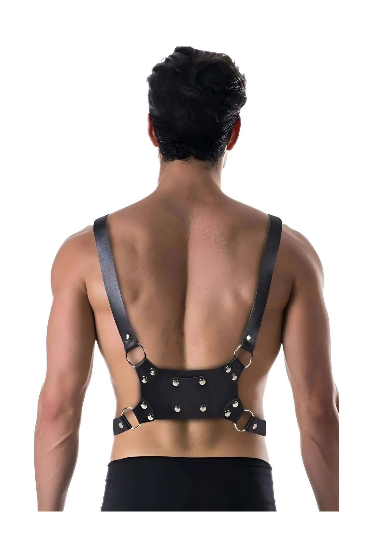 Çamaşır Kenti Deri Harness Aksesuar, Şık Erkek Harness - BRFM168 görsel 4